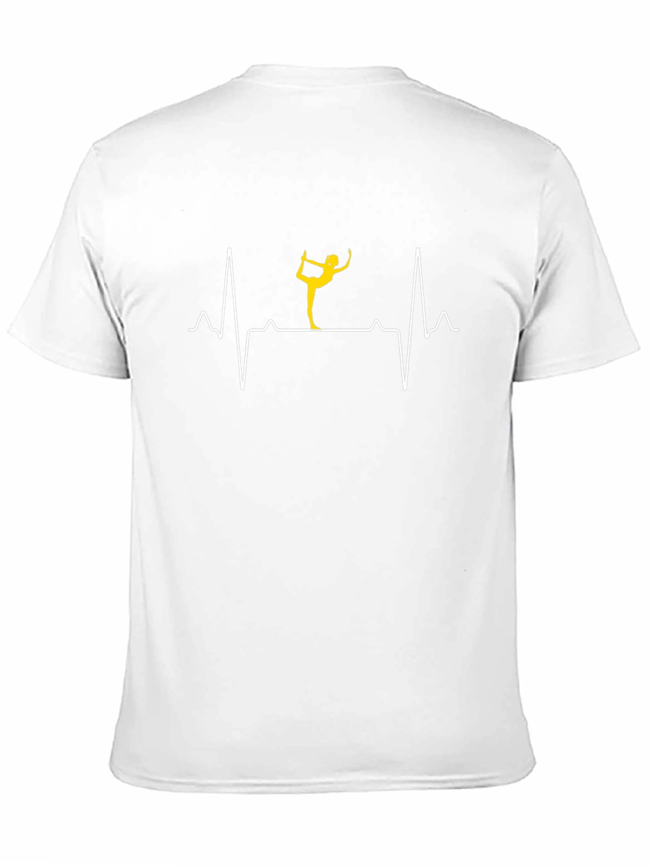 Yoga Heartbeat T-Shirt - Black