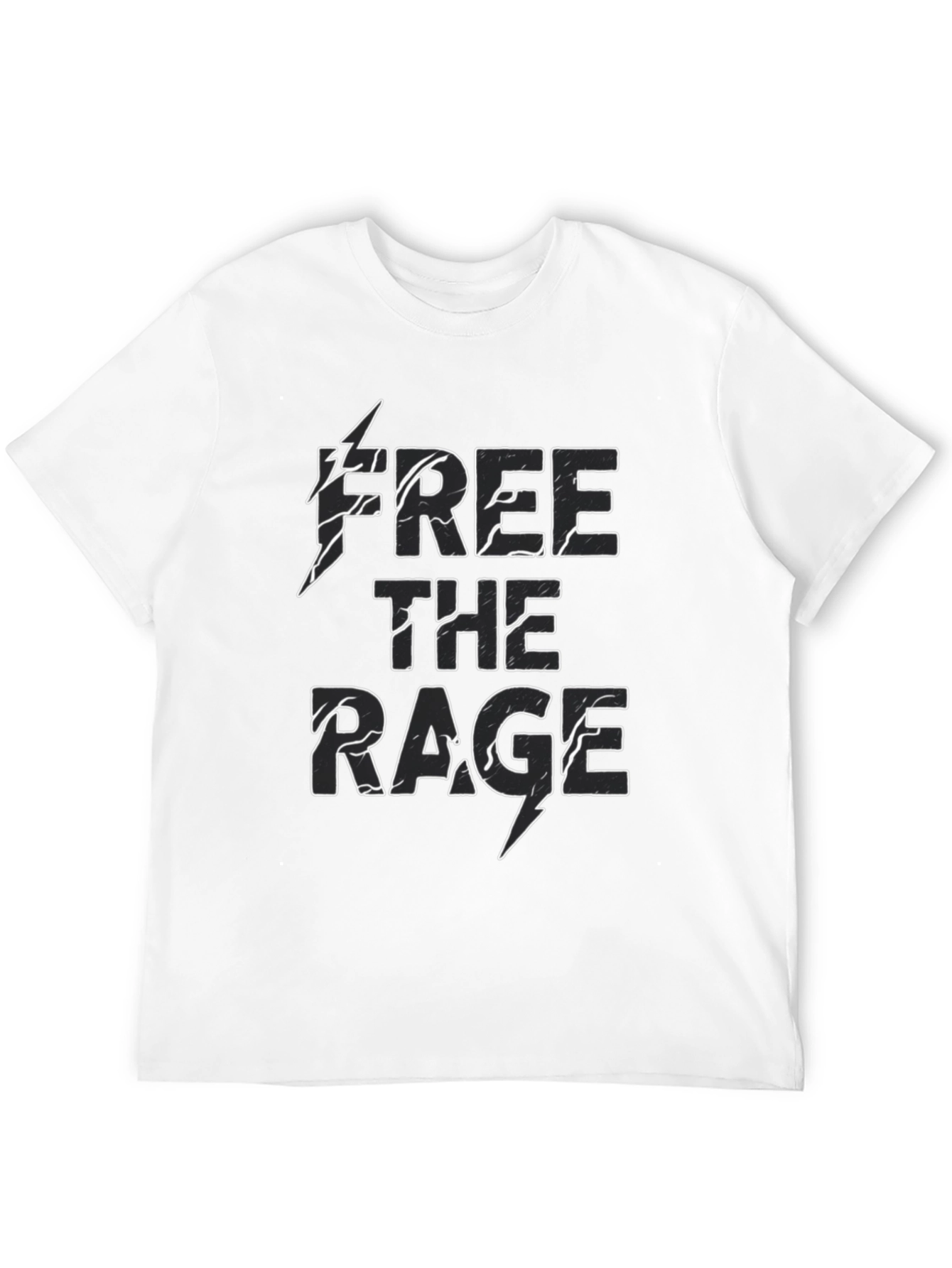 Free the Rage Graphic T-Shirt - Bold Black Tee