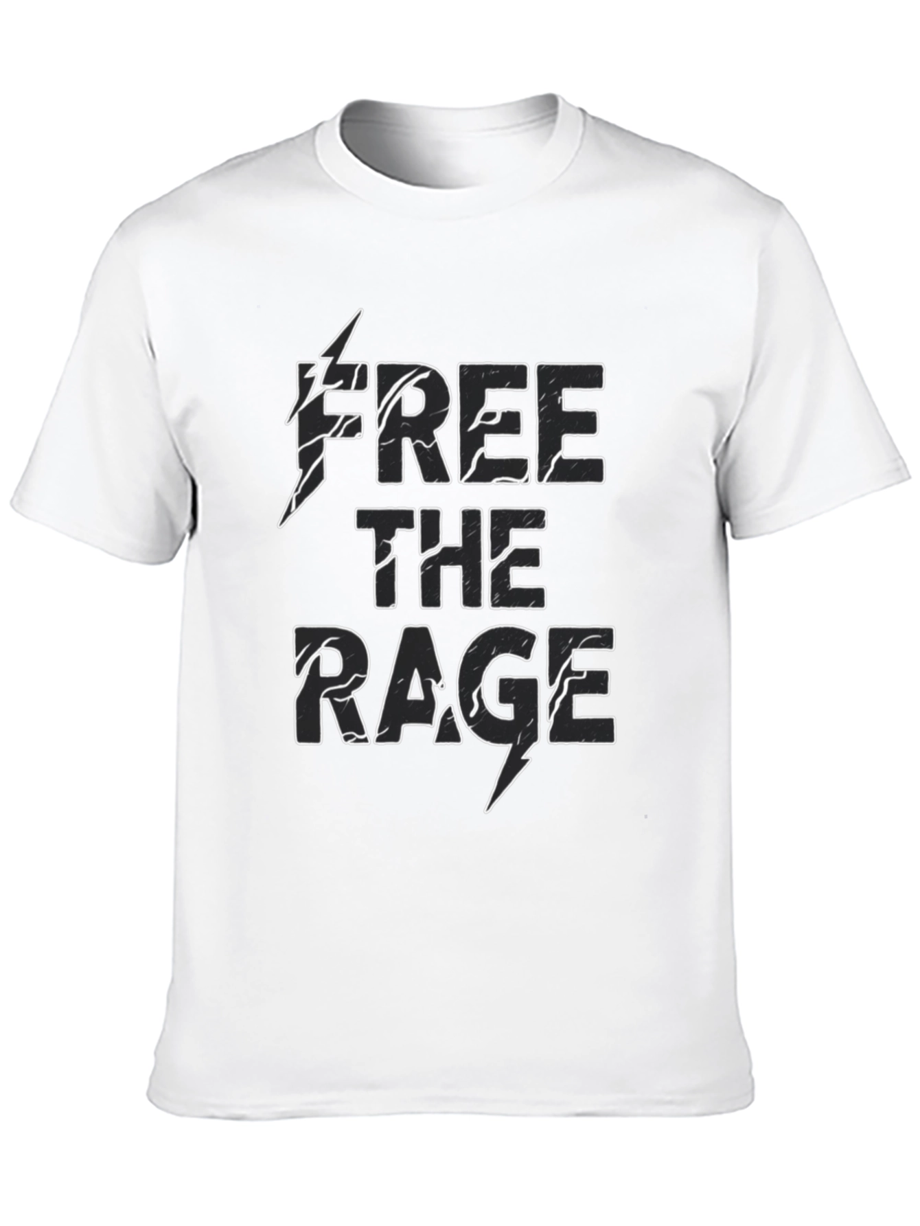 Free the Rage Graphic T-Shirt - Bold Black Tee