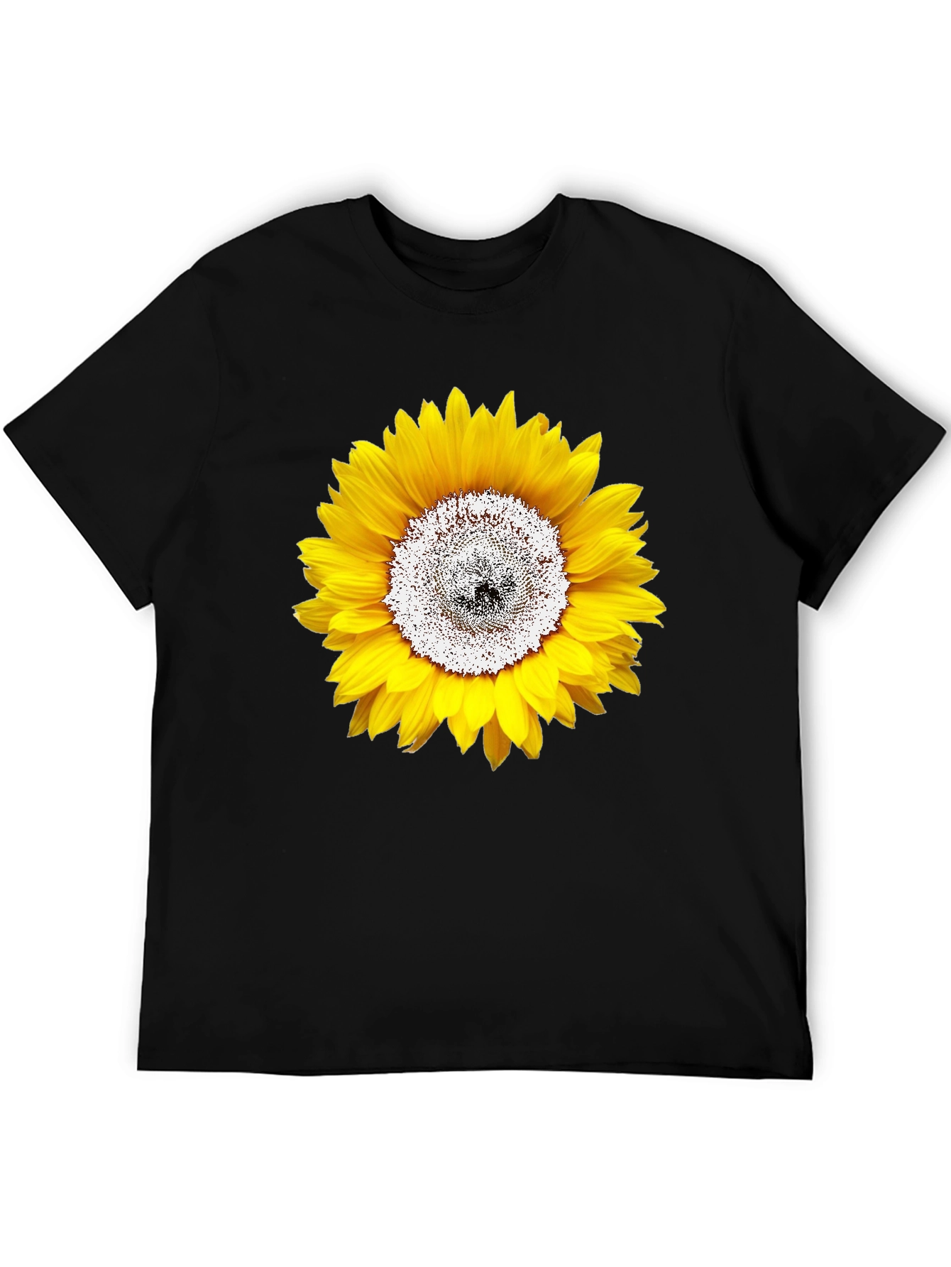 Sunflower Graphic Tee - Mens Black T-Shirt