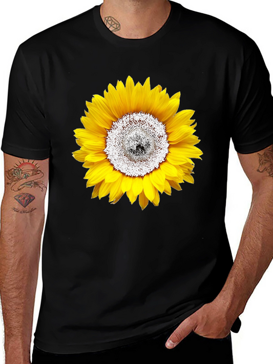 Sunflower Graphic Tee - Mens Black T-Shirt