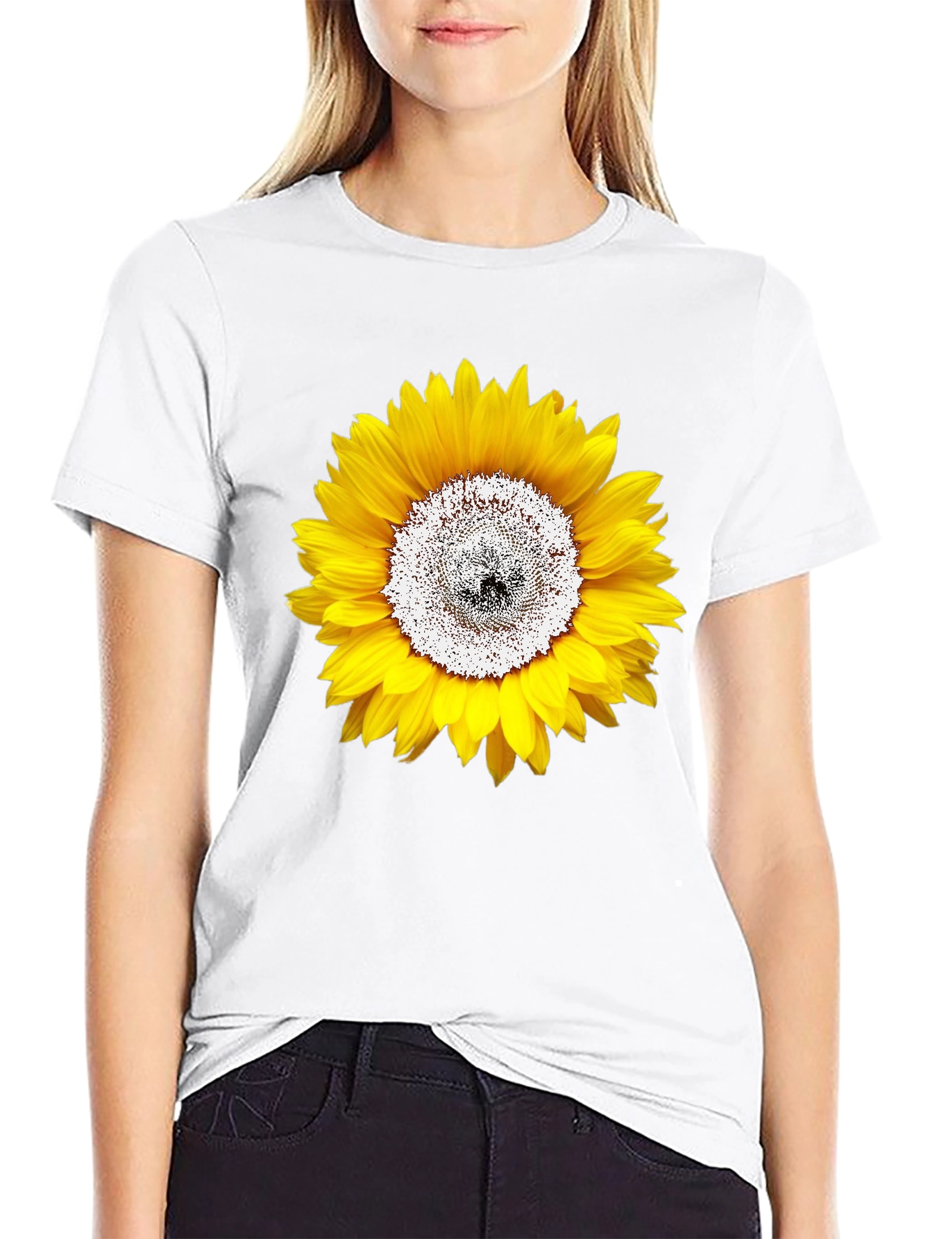 Sunflower Graphic Tee - Mens Black T-Shirt