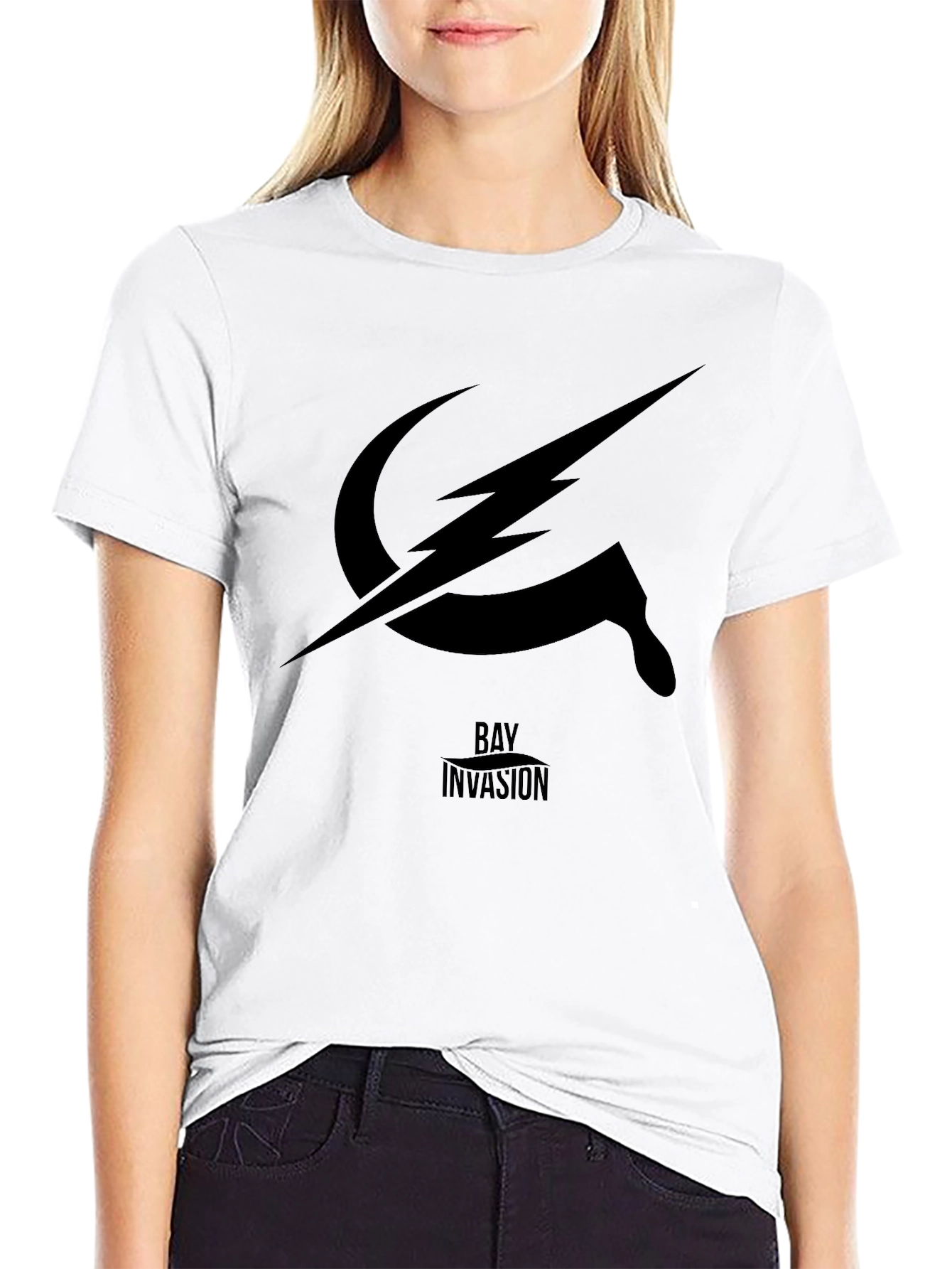 Bay Invasion Graphic T-Shirt - Black