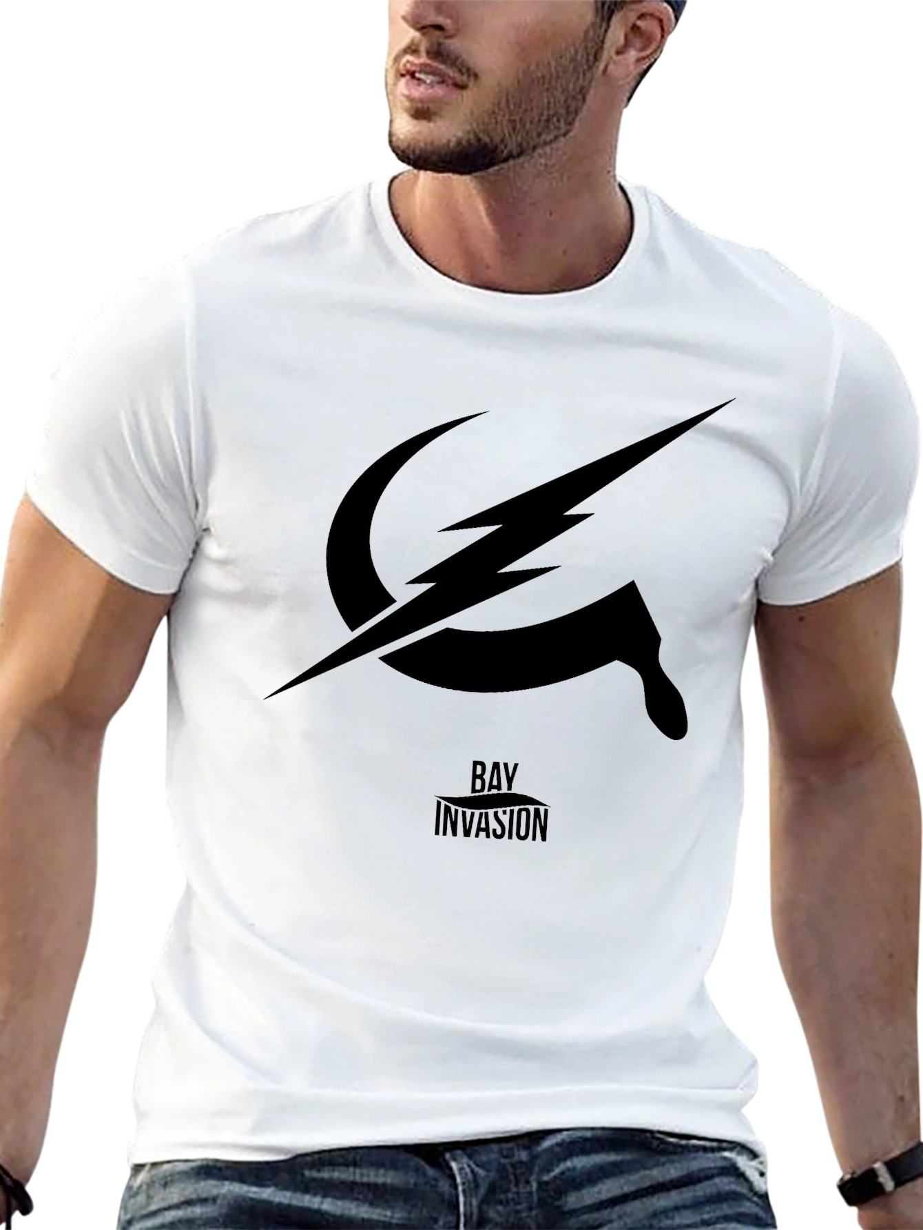 Bay Invasion Graphic T-Shirt - Black