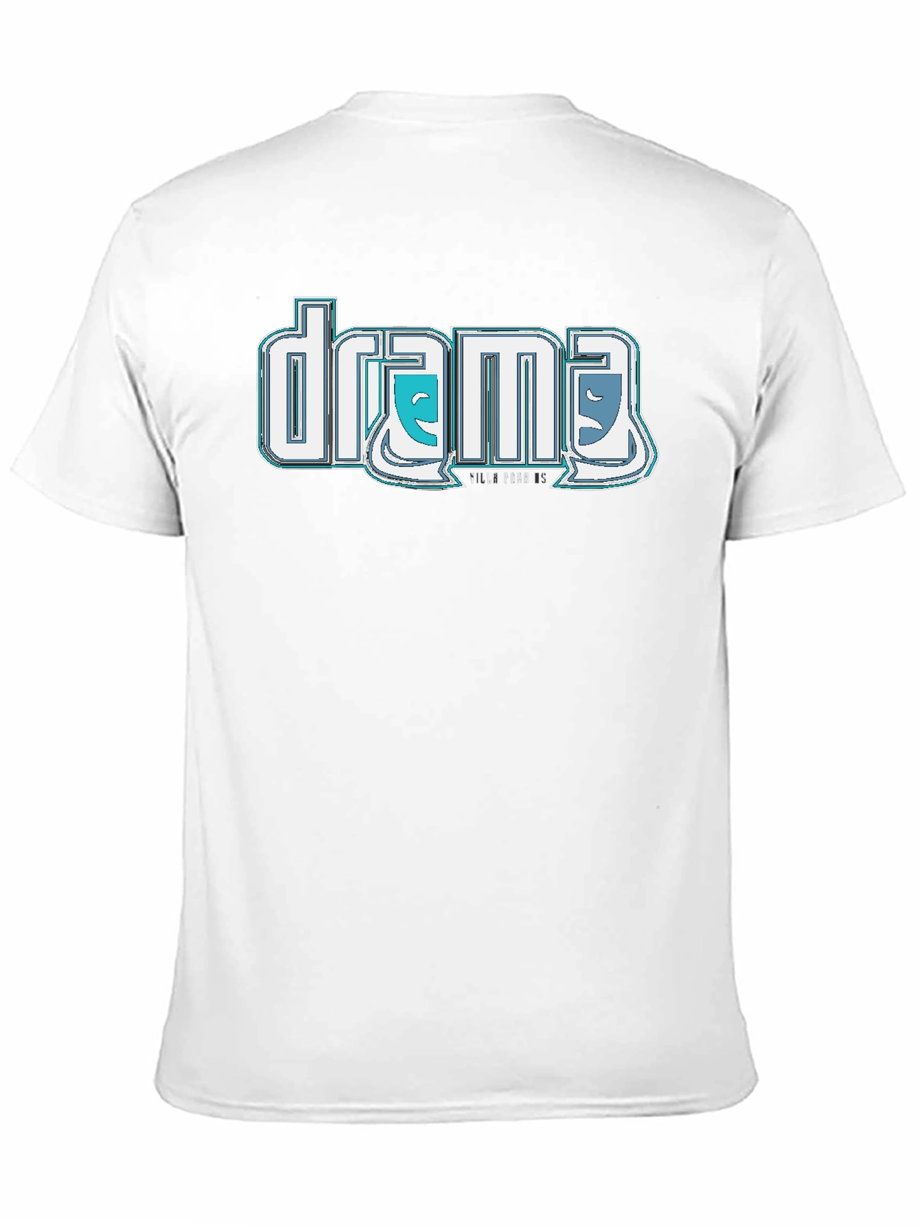 Drama T-Shirt: Comedic & Tragic Masks