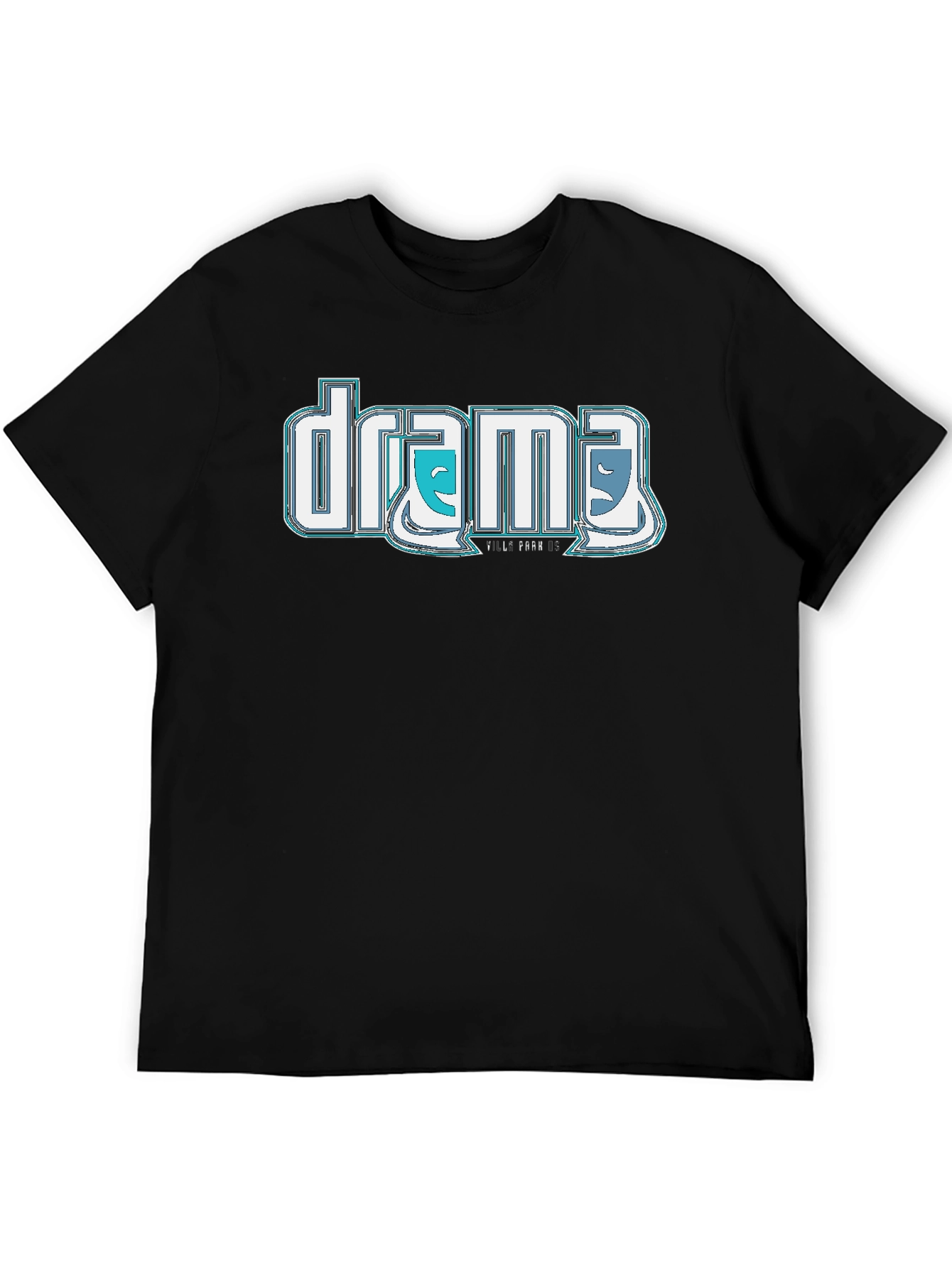 Drama T-Shirt: Comedic & Tragic Masks