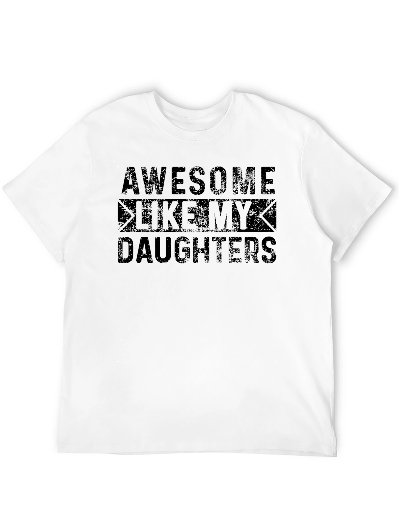 Awesome Like My Daughters T-Shirt - Mens Black Tee