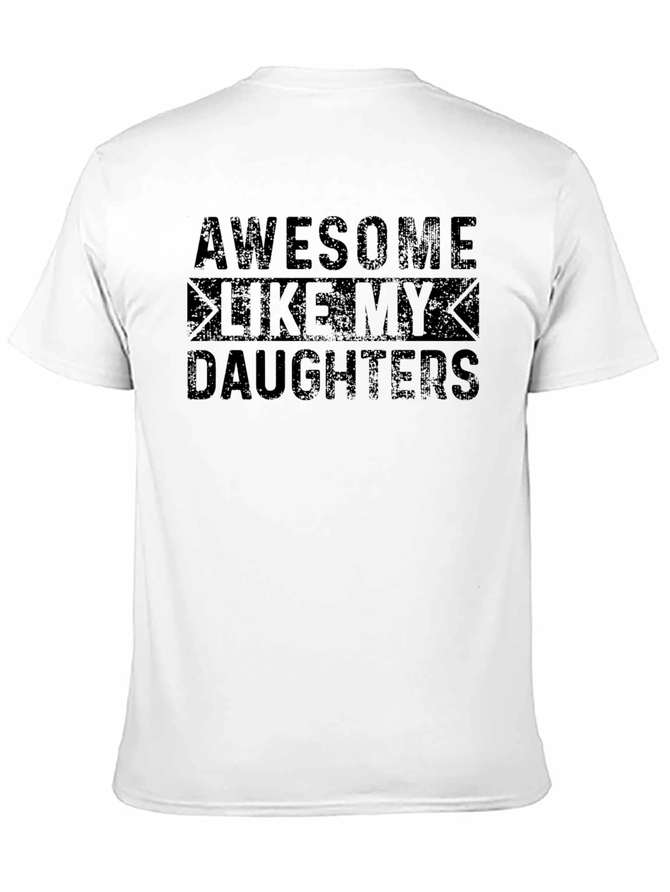 Awesome Like My Daughters T-Shirt - Mens Black Tee