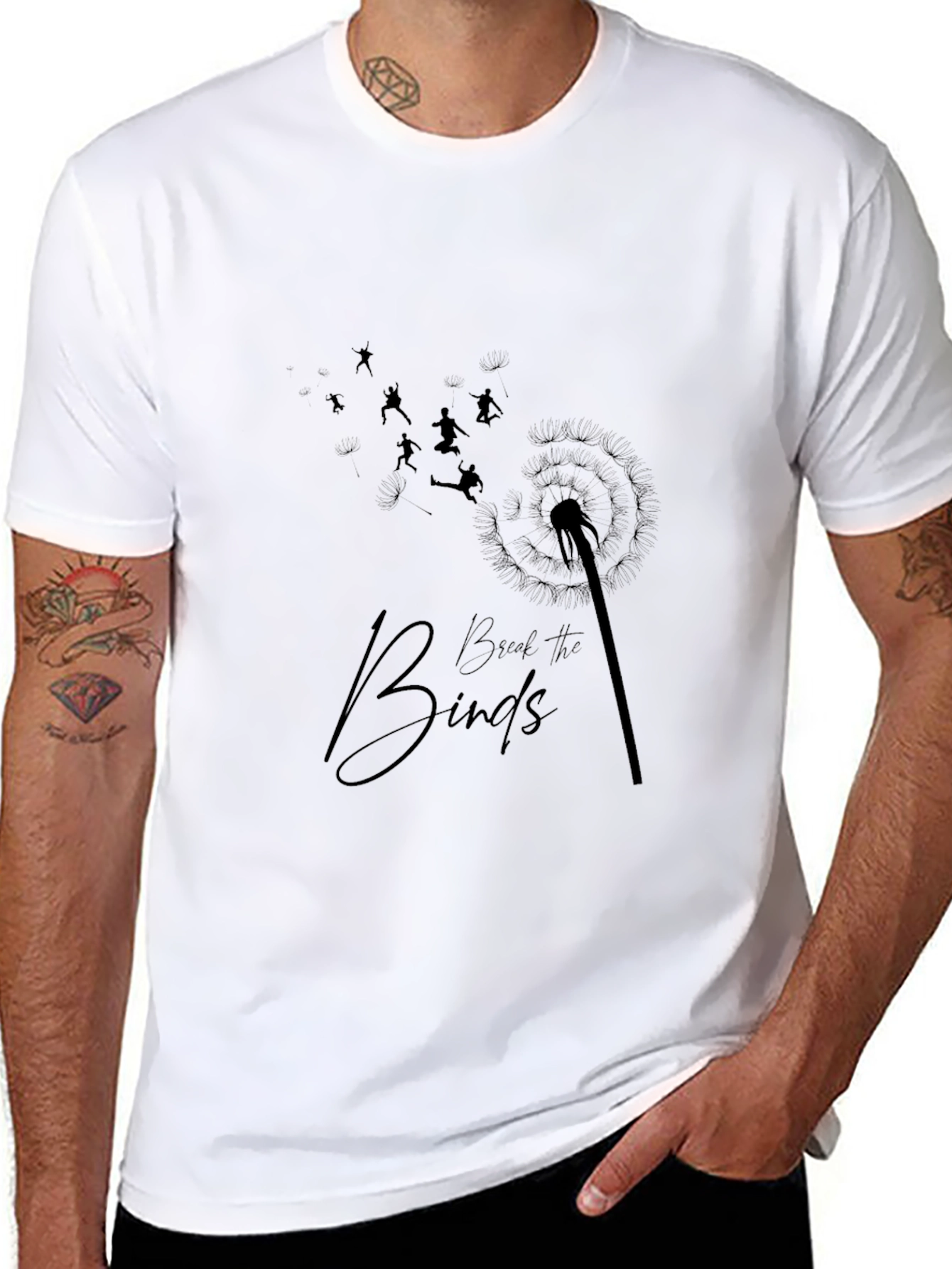 Break the Binds Black Graphic Tee