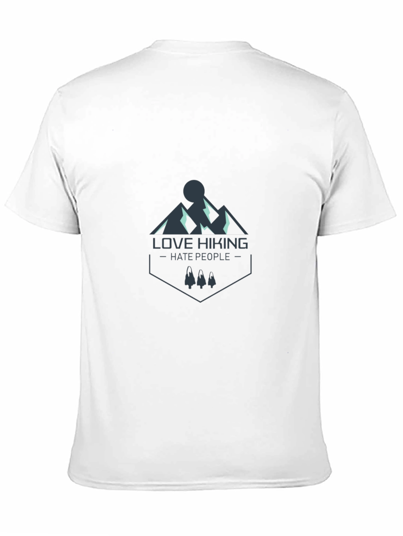 Love Hiking Hate People Graphic Tee