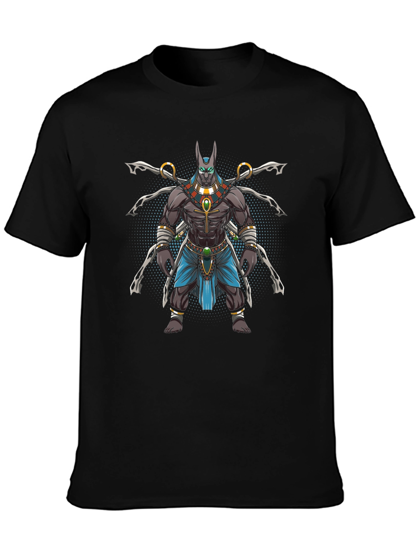 Anubis Graphic Tee - Egyptian God T-Shirt