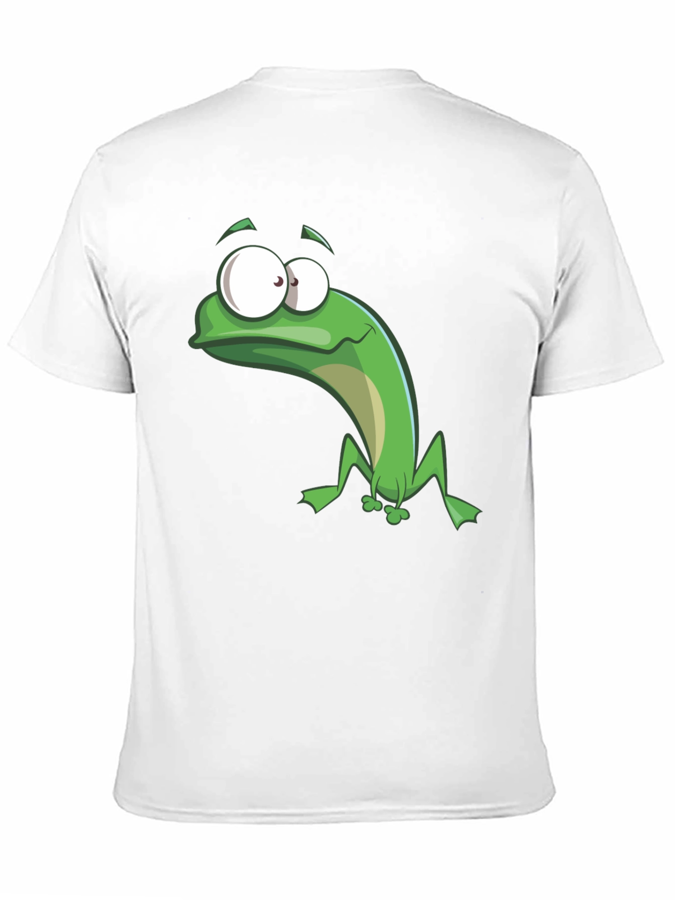 Funny Frog Graphic Tee - Black Cotton T-Shirt