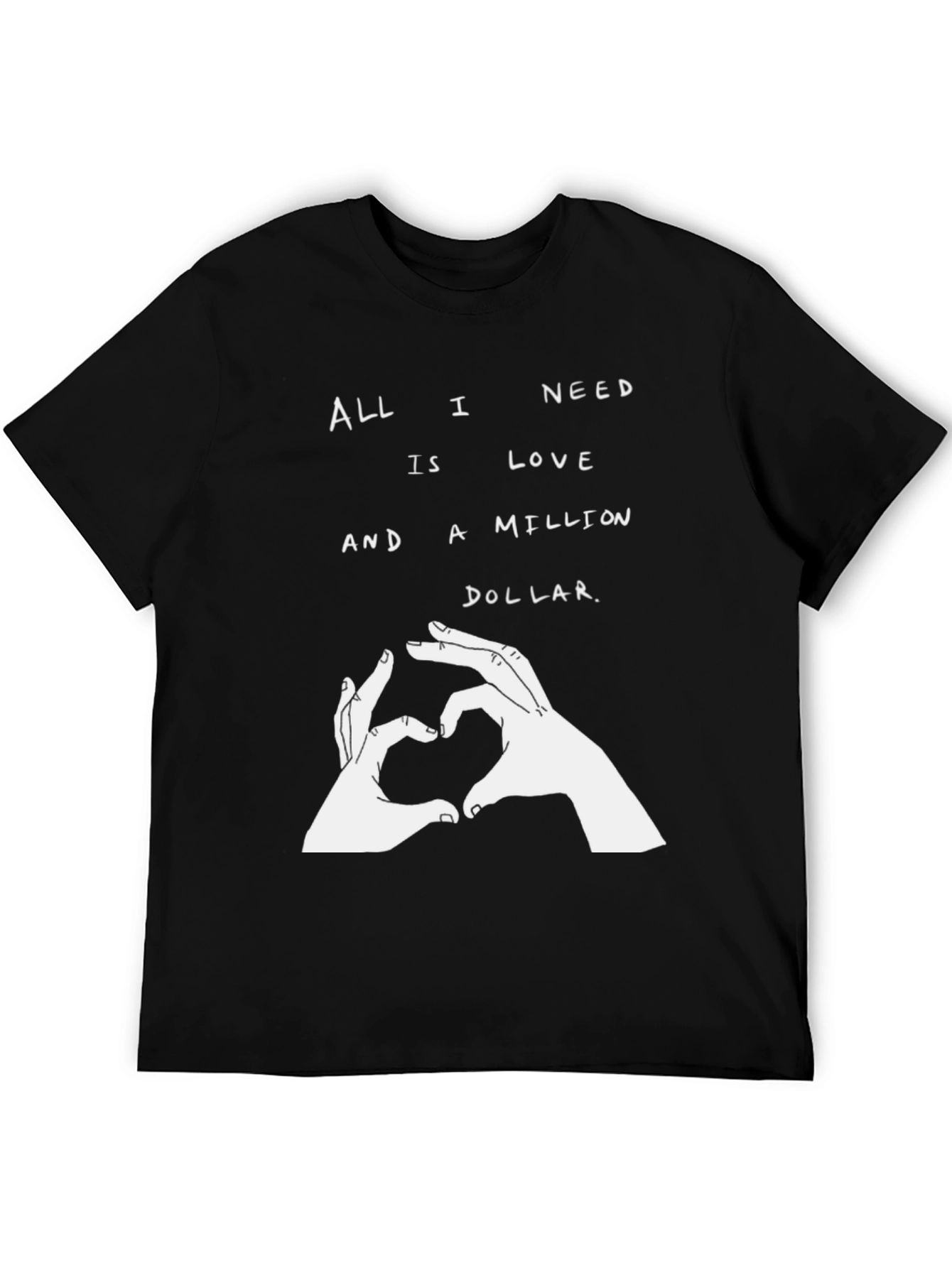 Love & Million Dollar T-Shirt - Stylish Graphic Tee