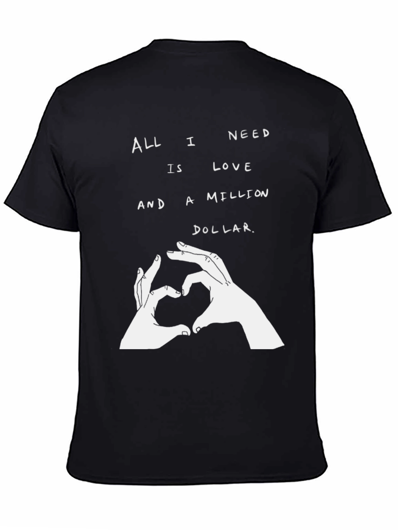 Love & Million Dollar T-Shirt - Stylish Graphic Tee