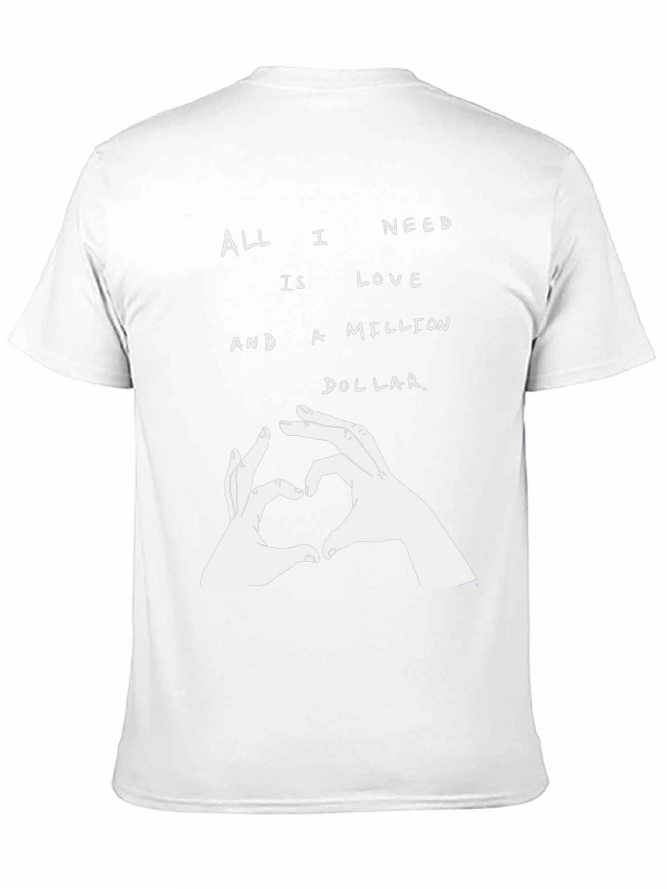 Love & Million Dollar T-Shirt - Stylish Graphic Tee