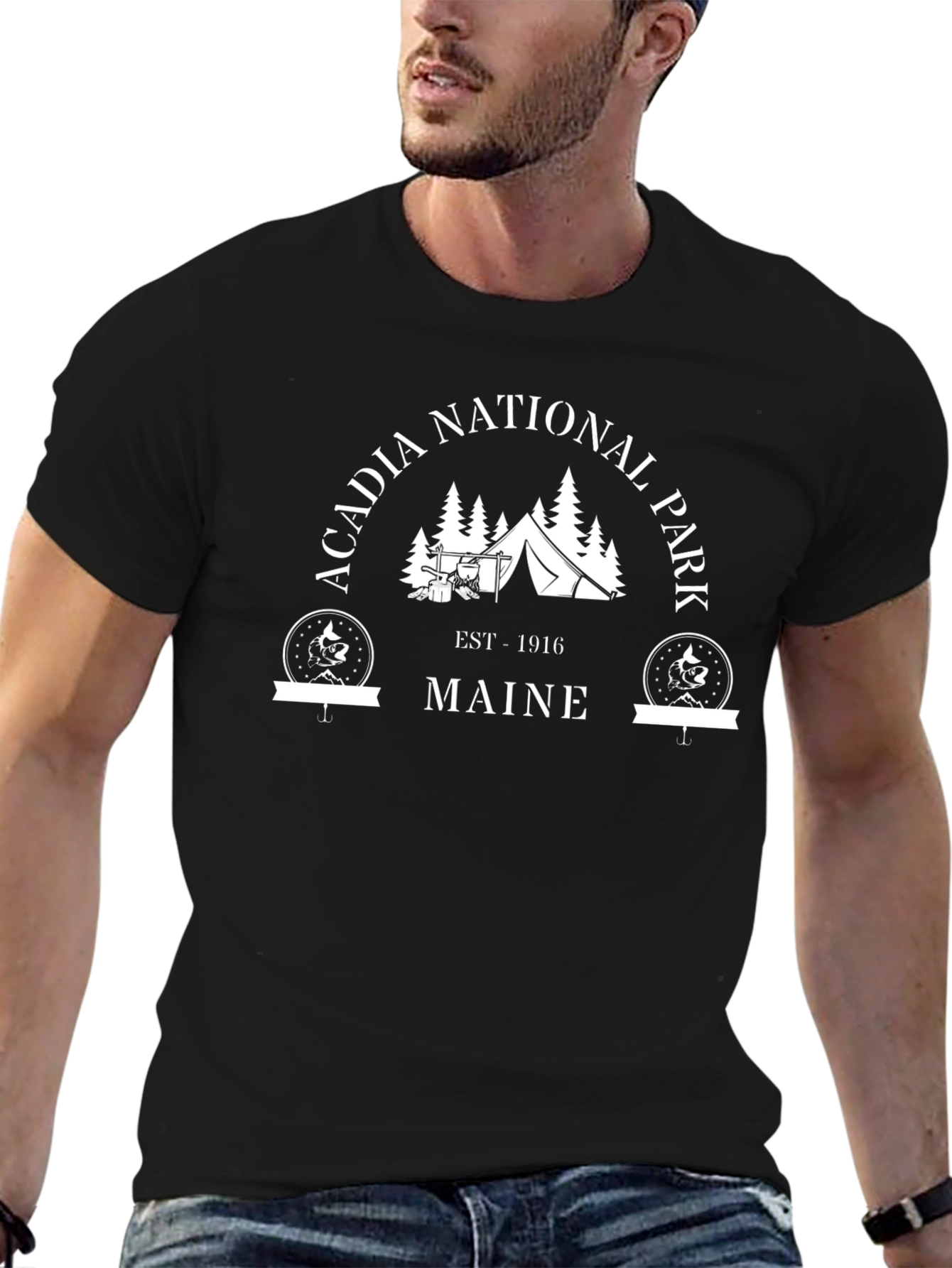 Acadia National Park Maine Graphic T-Shirt
