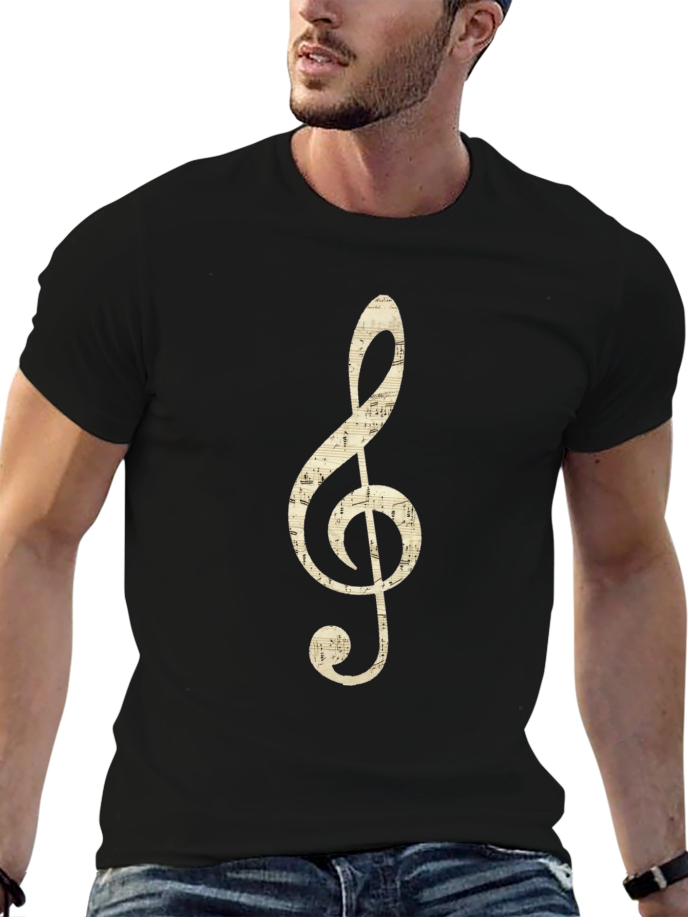 Musical Clef Graphic T-Shirt