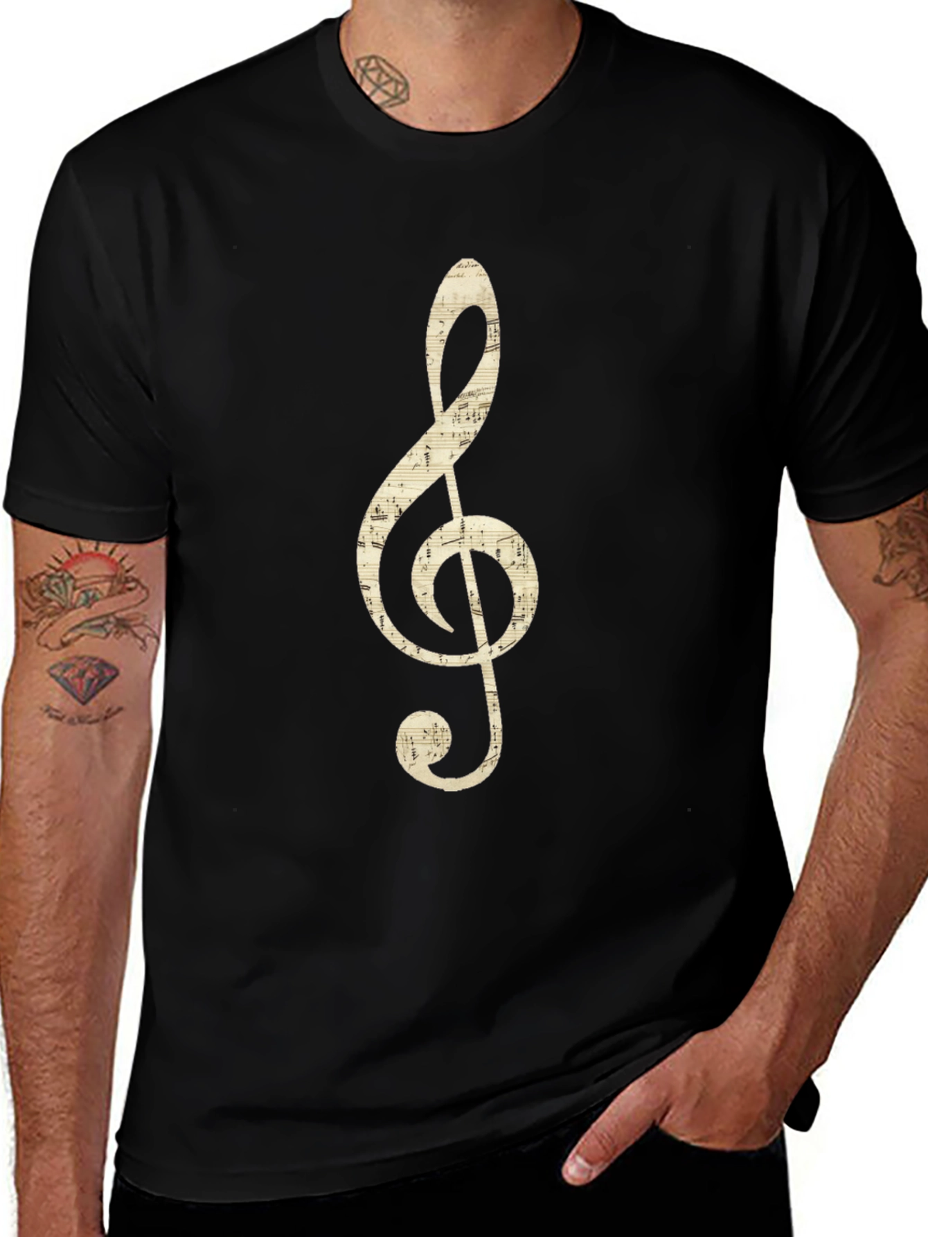 Musical Clef Graphic T-Shirt