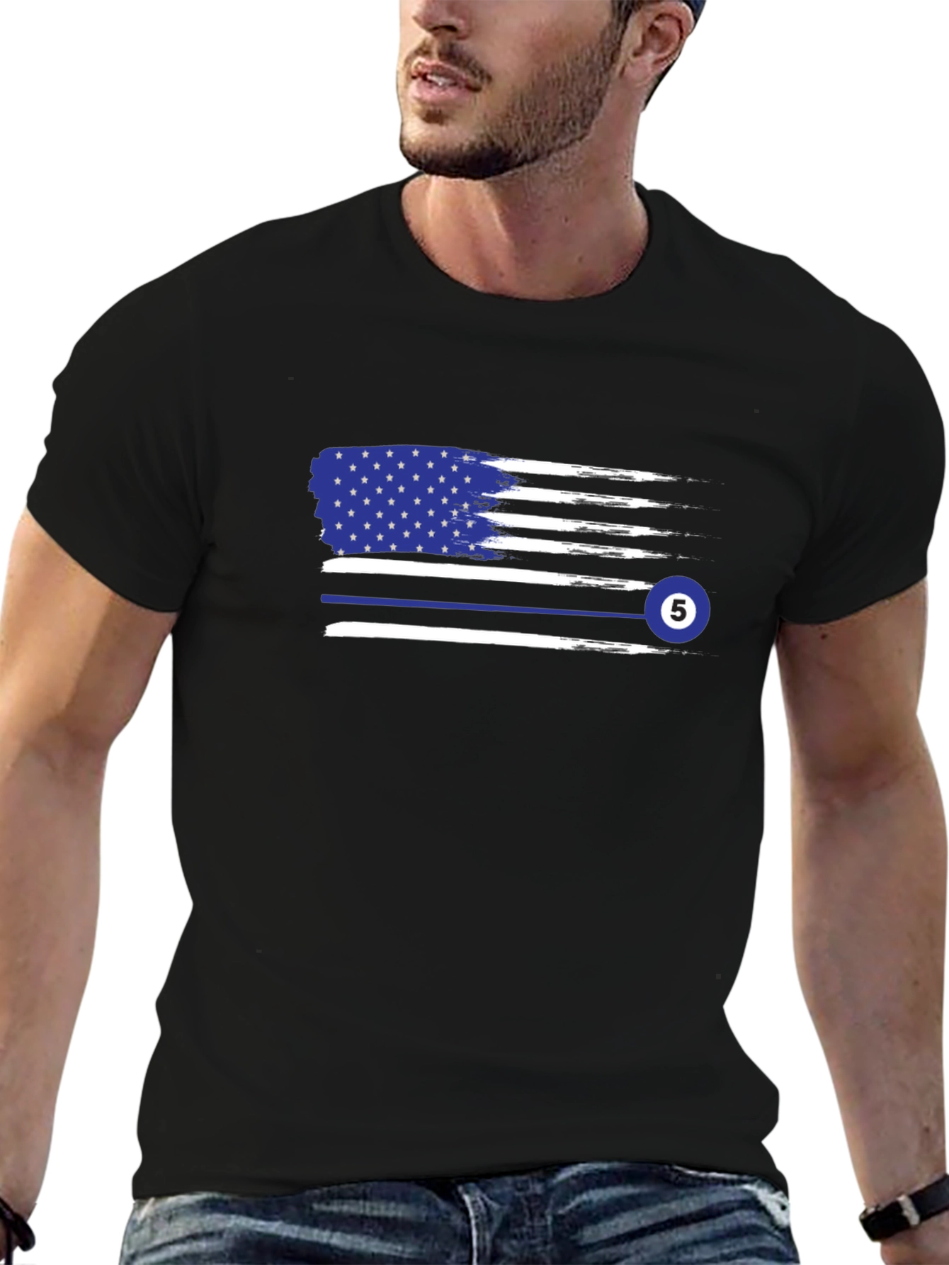 American Flag Billiards T-Shirt