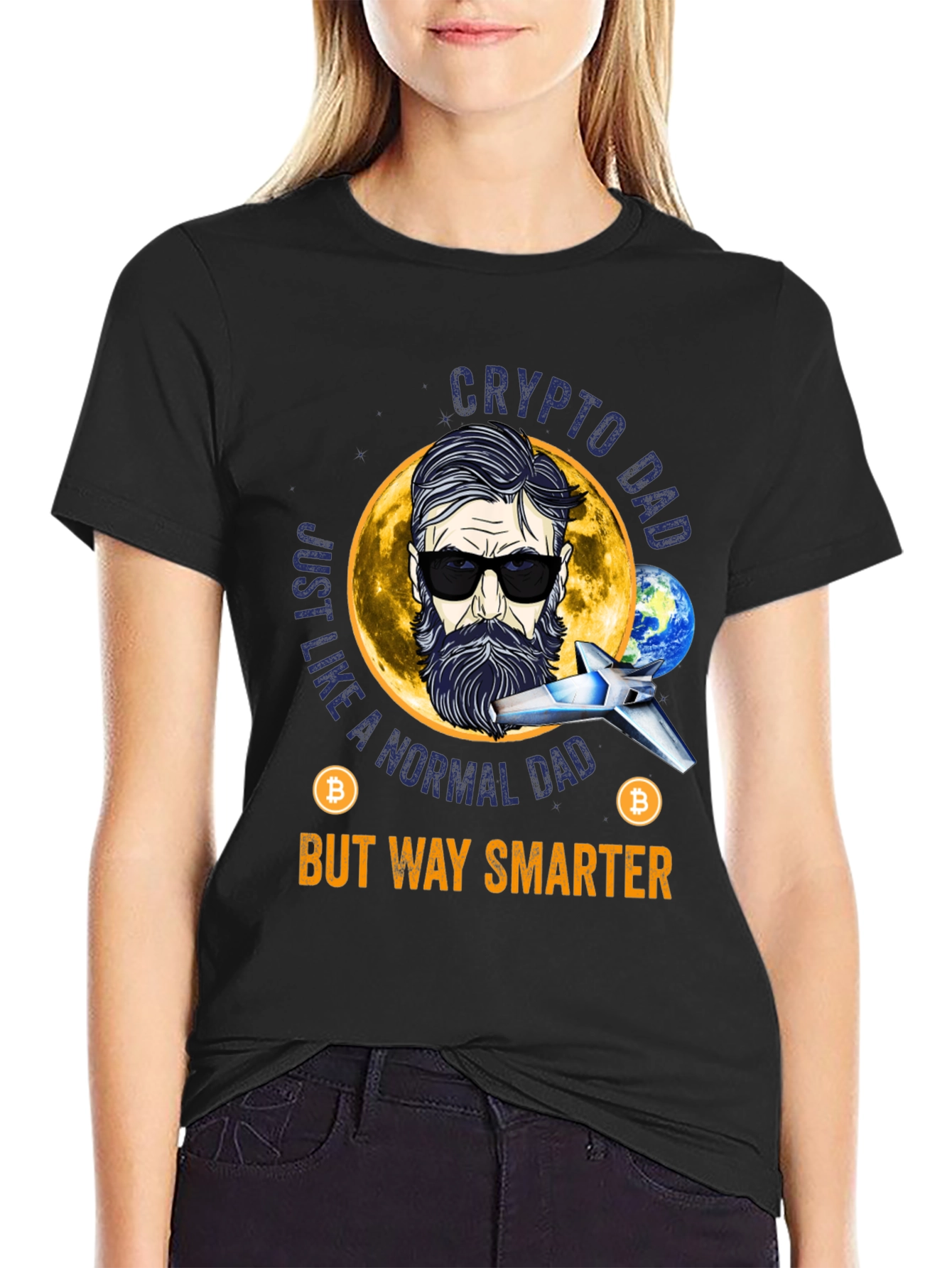 Crypto Dad T-Shirt - But Way Smarter