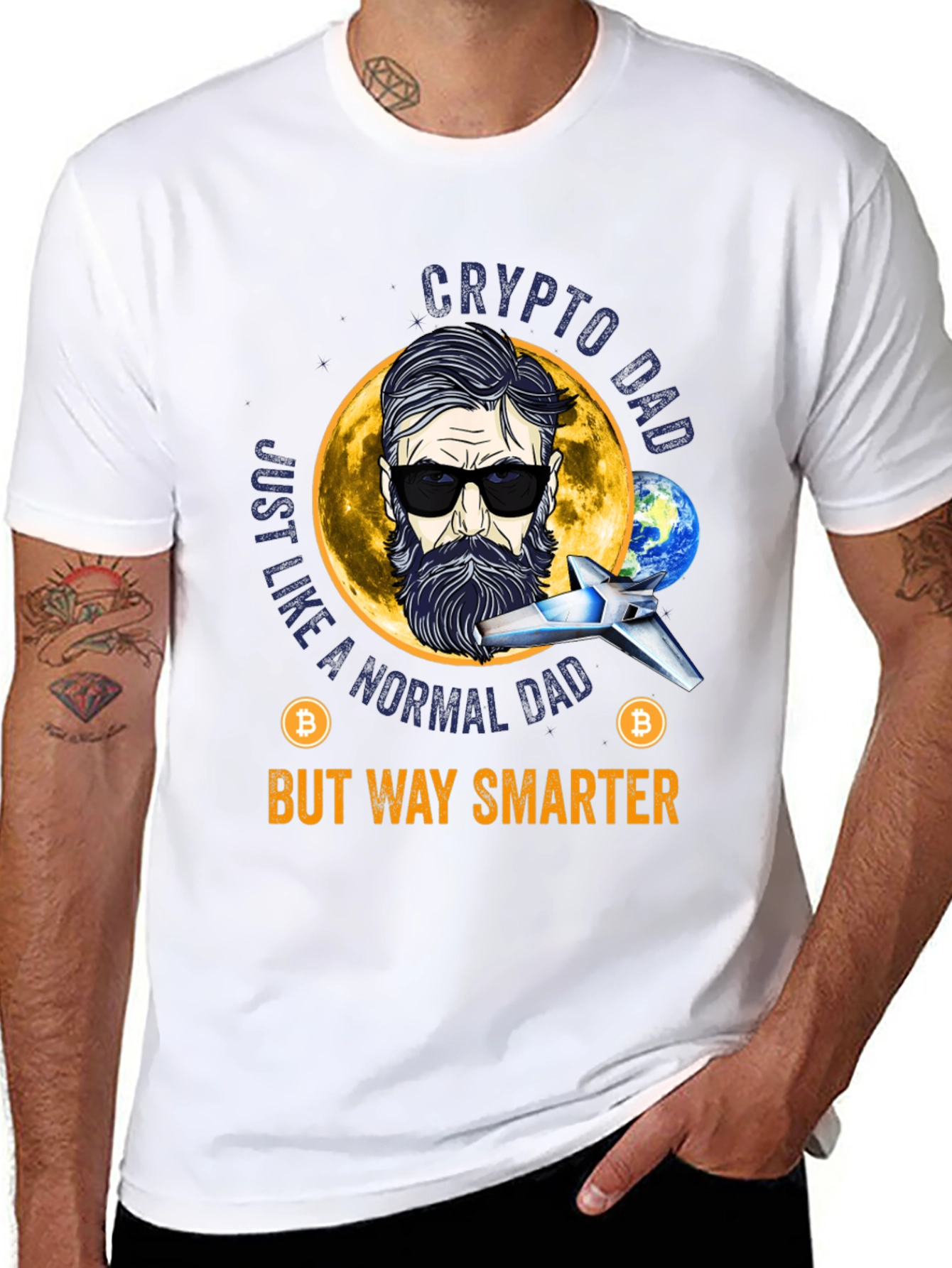 Crypto Dad T-Shirt - But Way Smarter