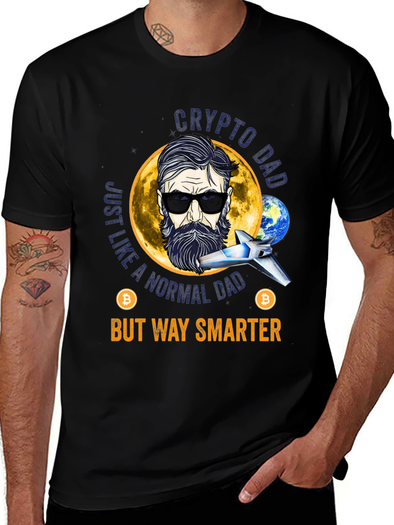 Crypto Dad T-Shirt - But Way Smarter