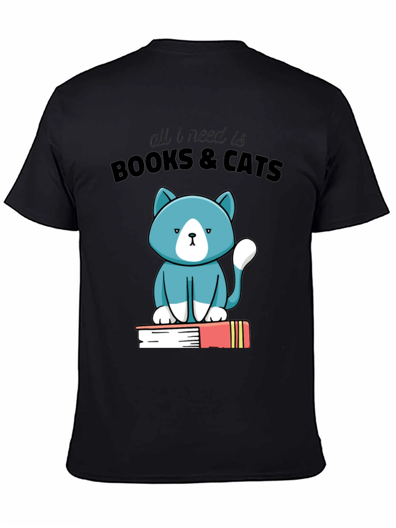 Books and Cats Graphic Tee