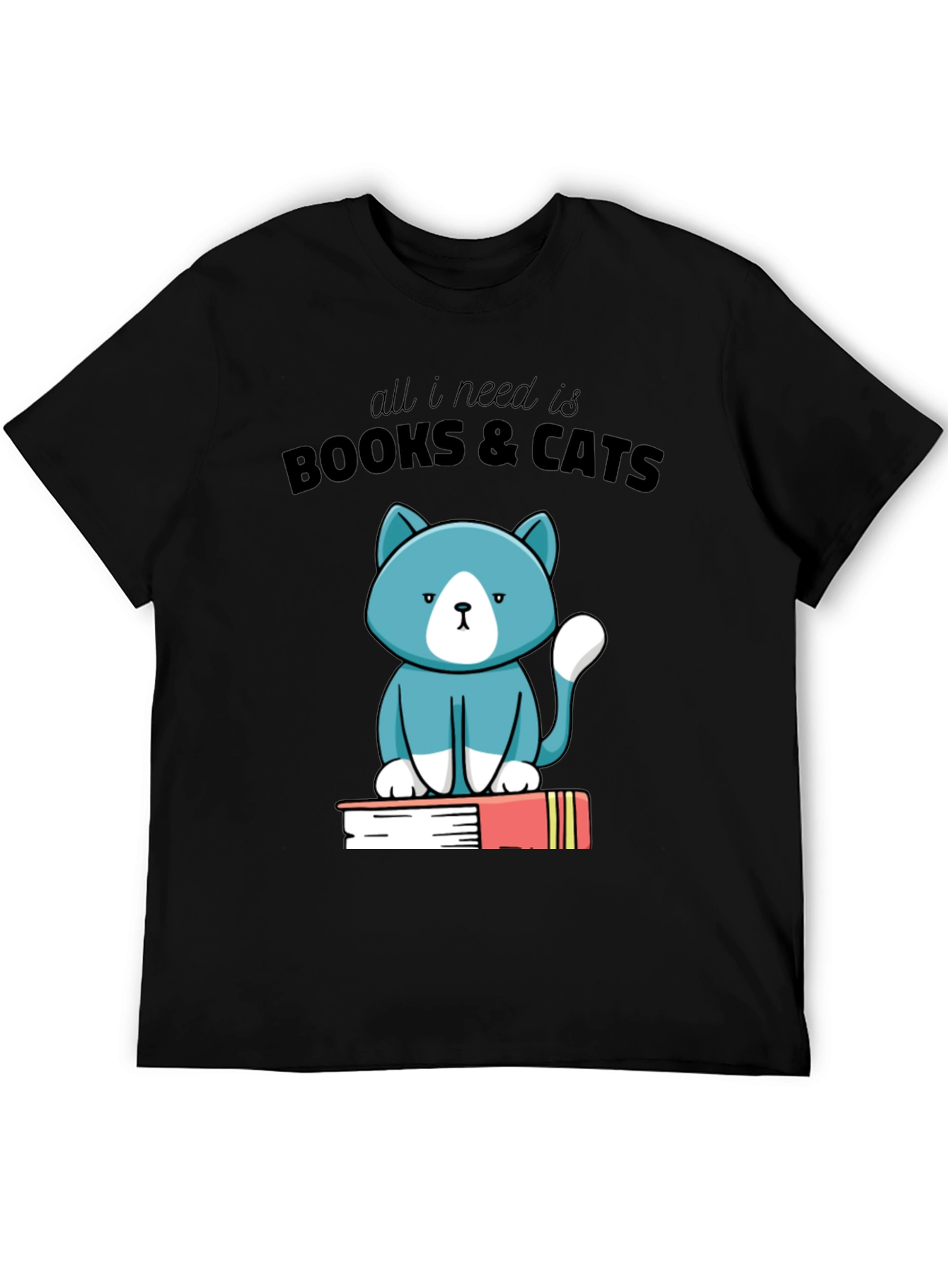 Books and Cats Graphic Tee