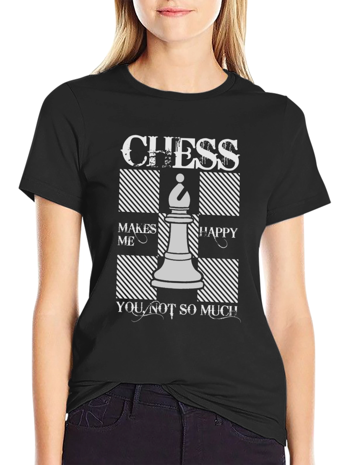 Chess Makes Me Happy T-Shirt