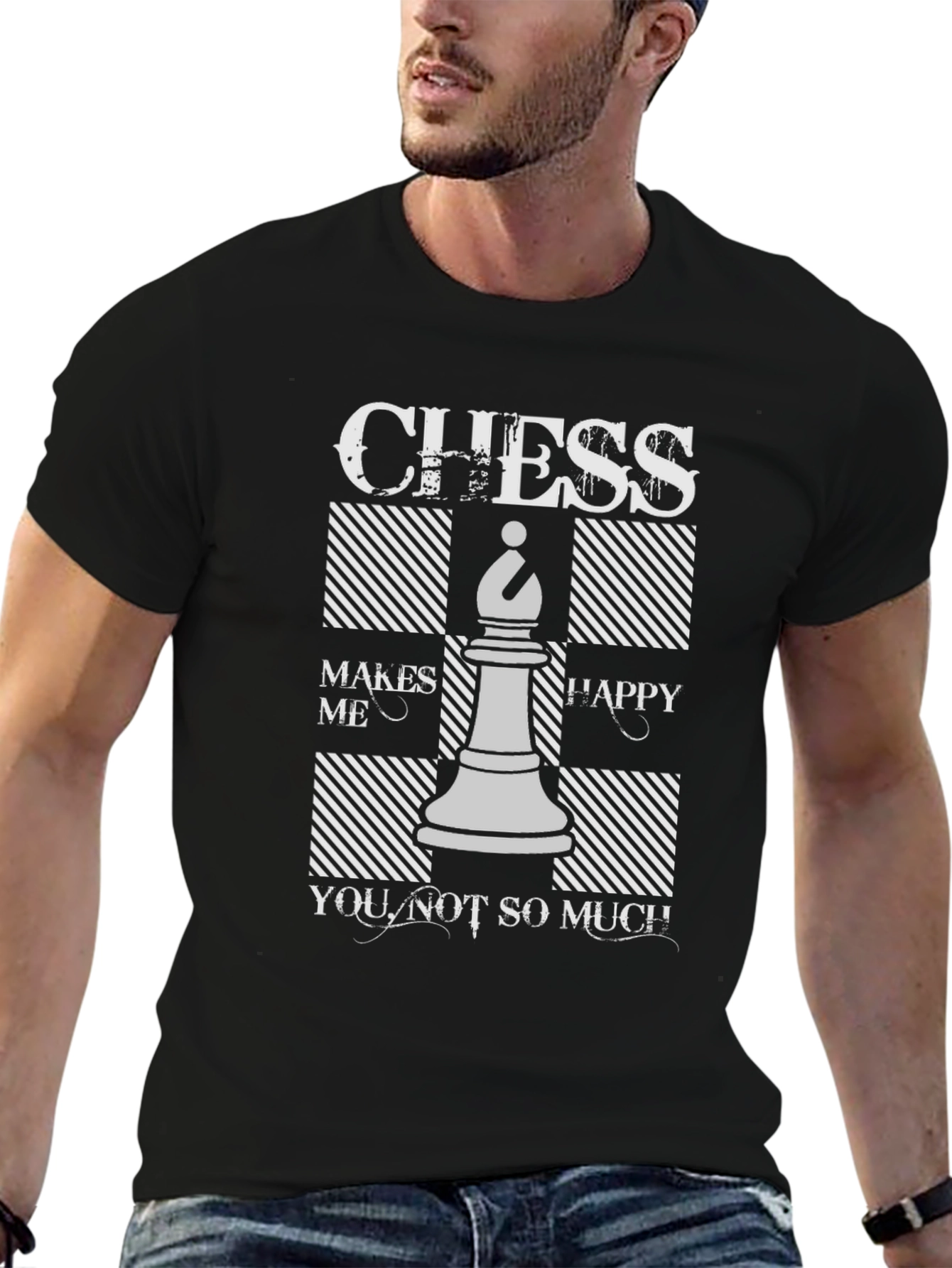 Chess Makes Me Happy T-Shirt