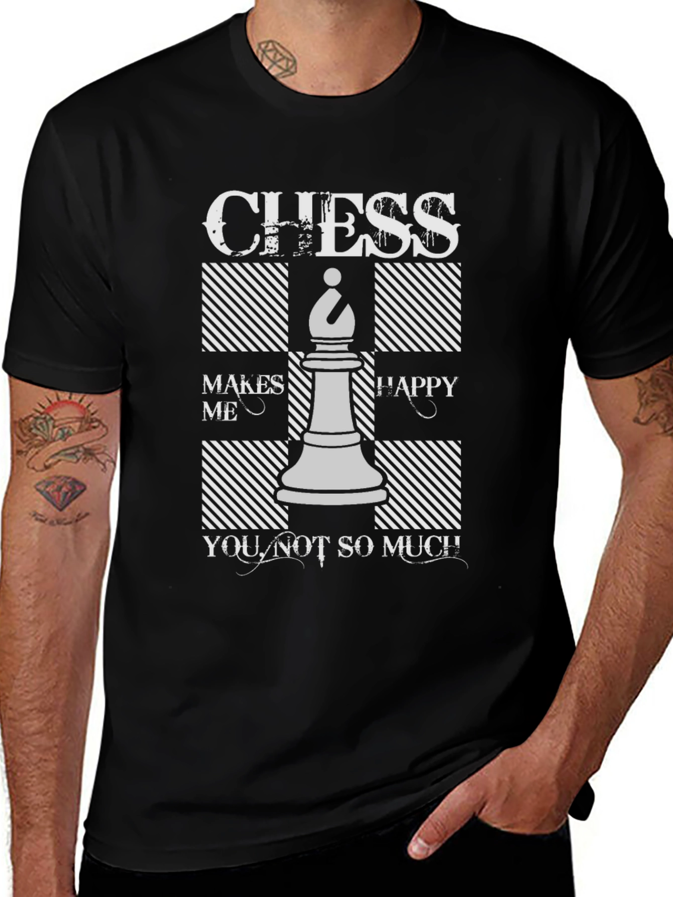 Chess Makes Me Happy T-Shirt