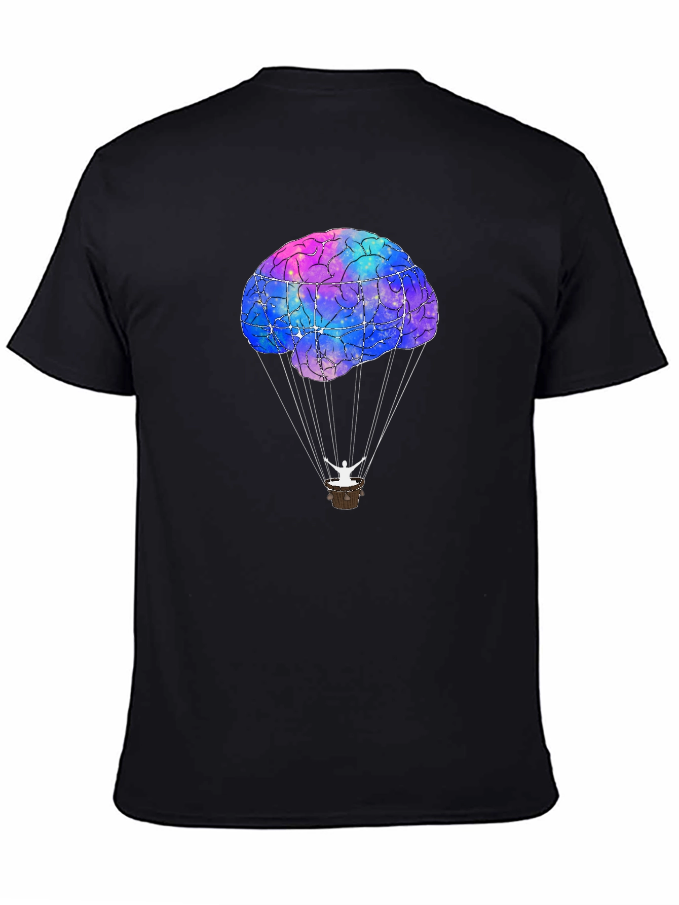 Brain Hot Air Balloon Graphic Tee