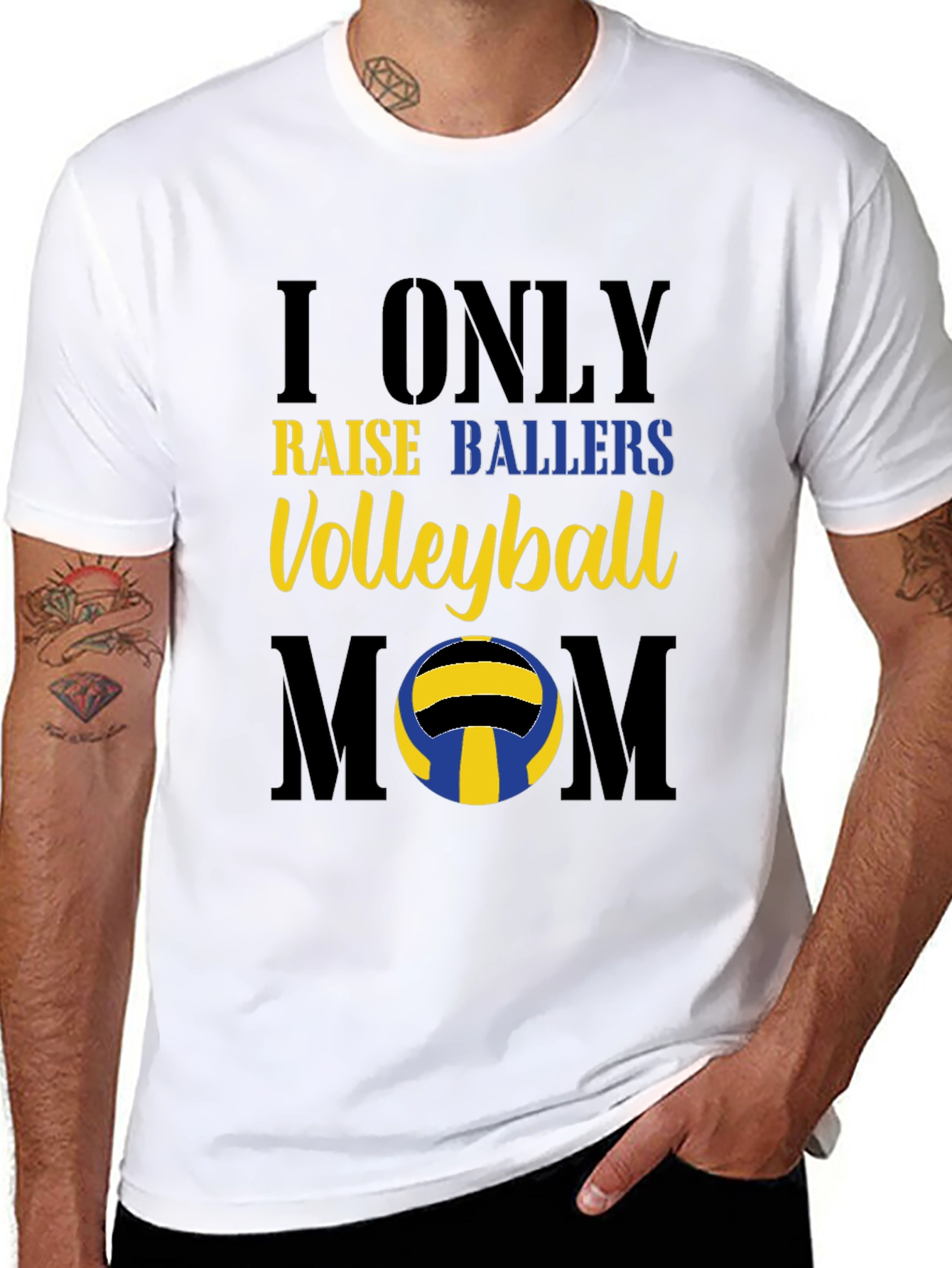 Volleyball Mom Graphic T-Shirt