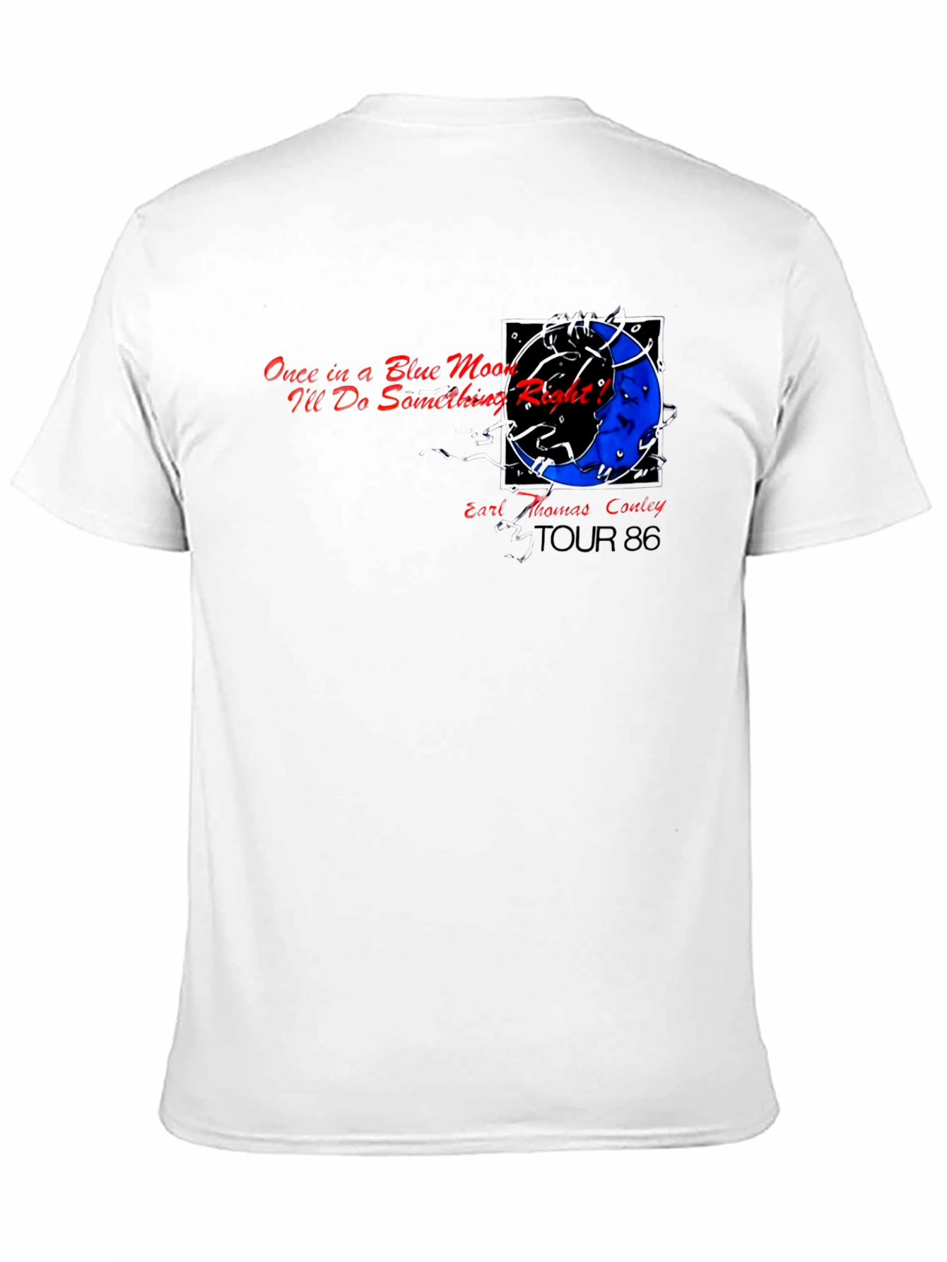 Earl Thomas Conley Tour 86 Black T-Shirt