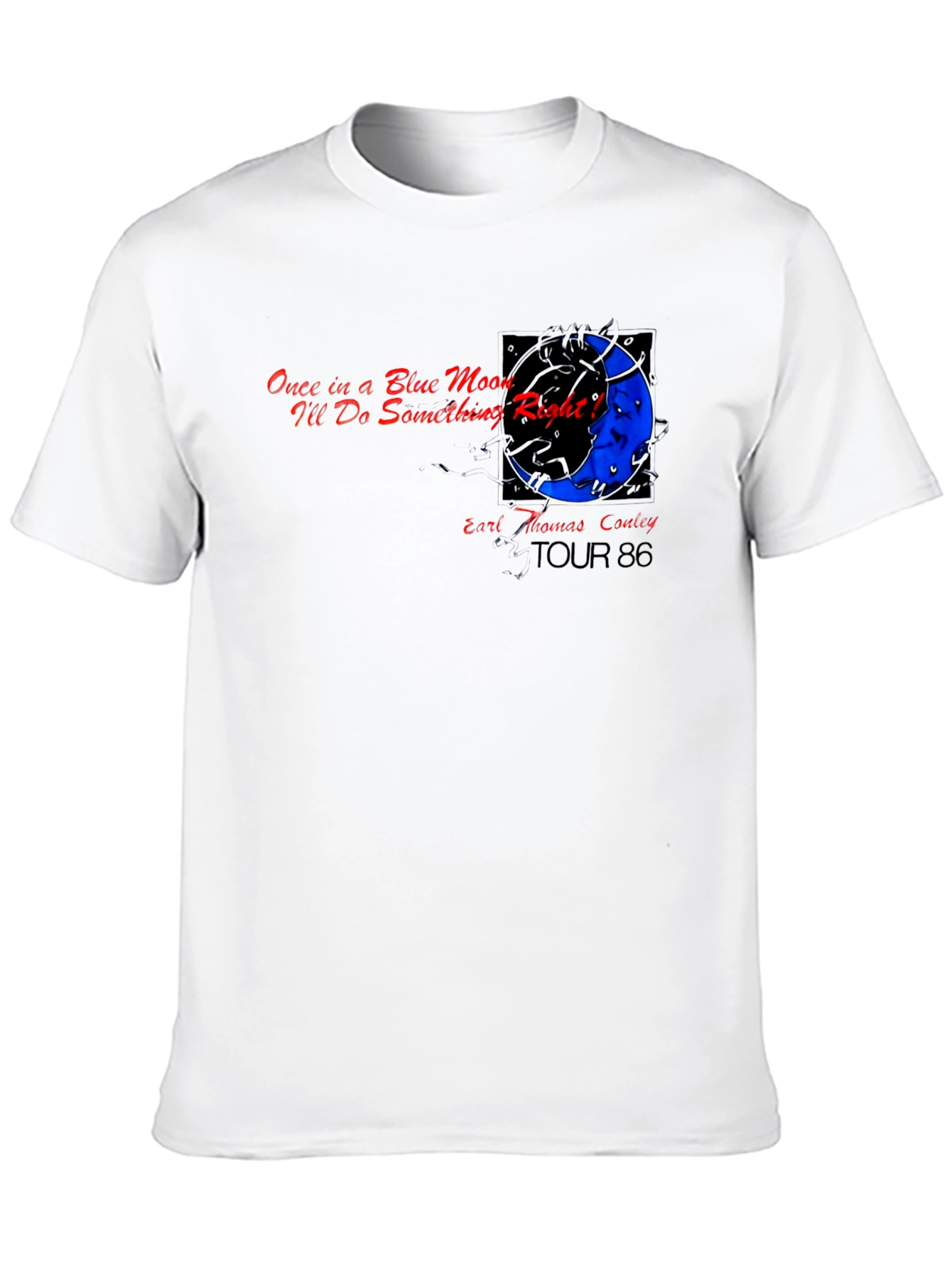 Earl Thomas Conley Tour 86 Black T-Shirt