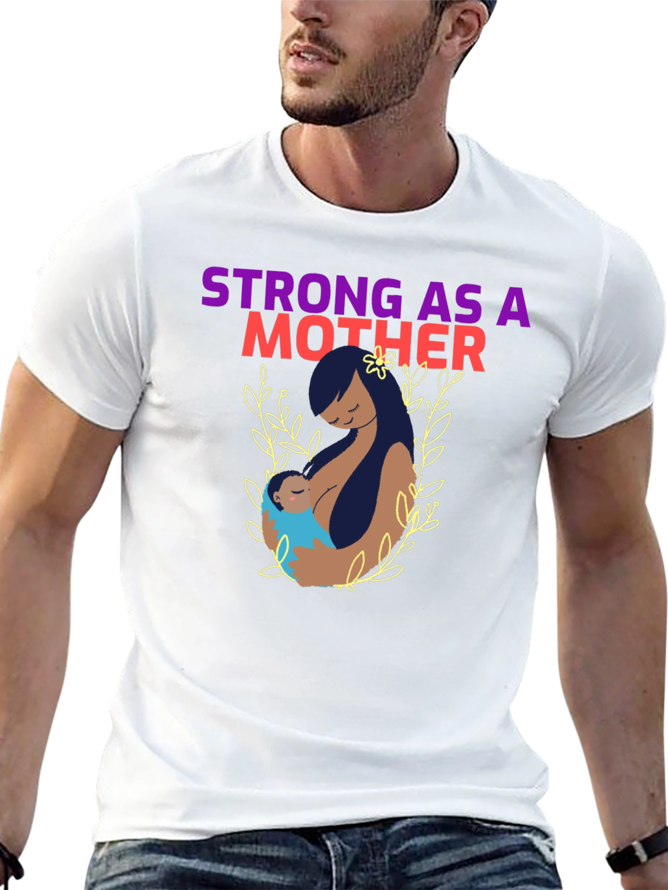 Strong As A Mother Graphic T-Shirt