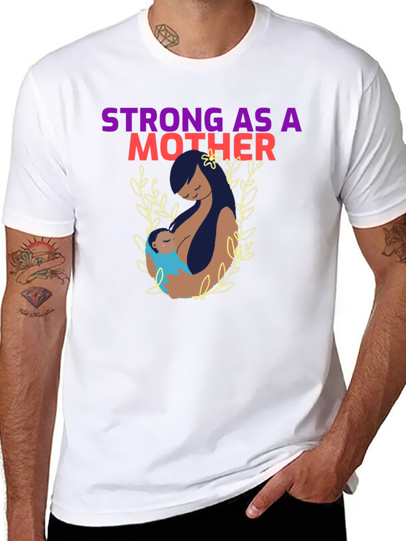 Strong As A Mother Graphic T-Shirt