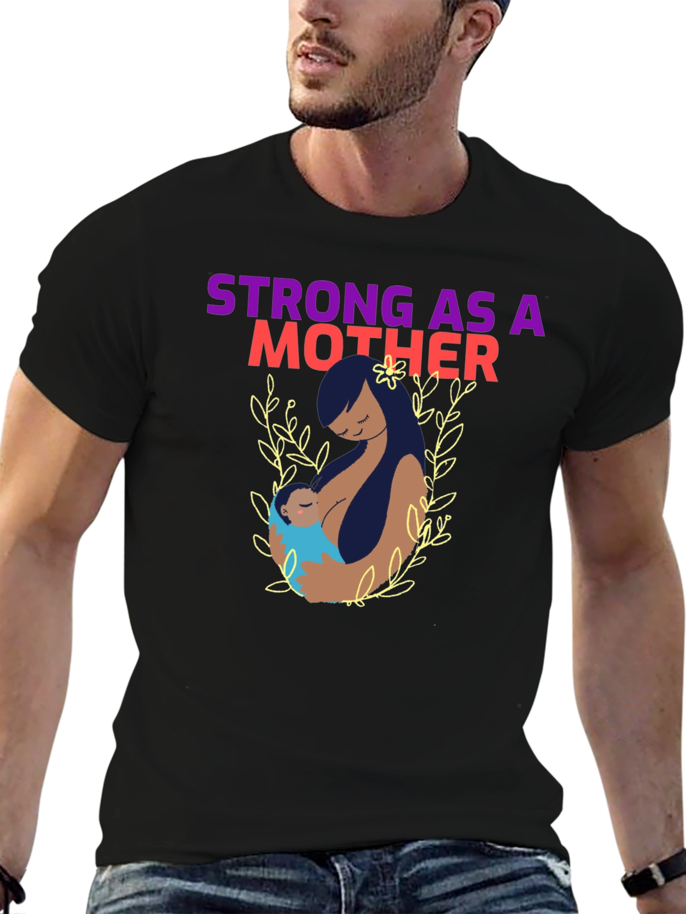 Strong As A Mother Graphic T-Shirt