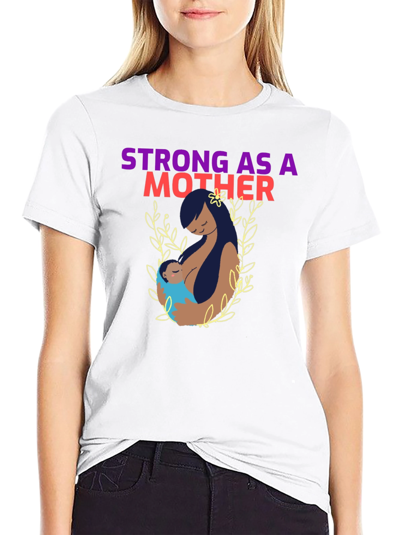 Strong As A Mother Graphic T-Shirt