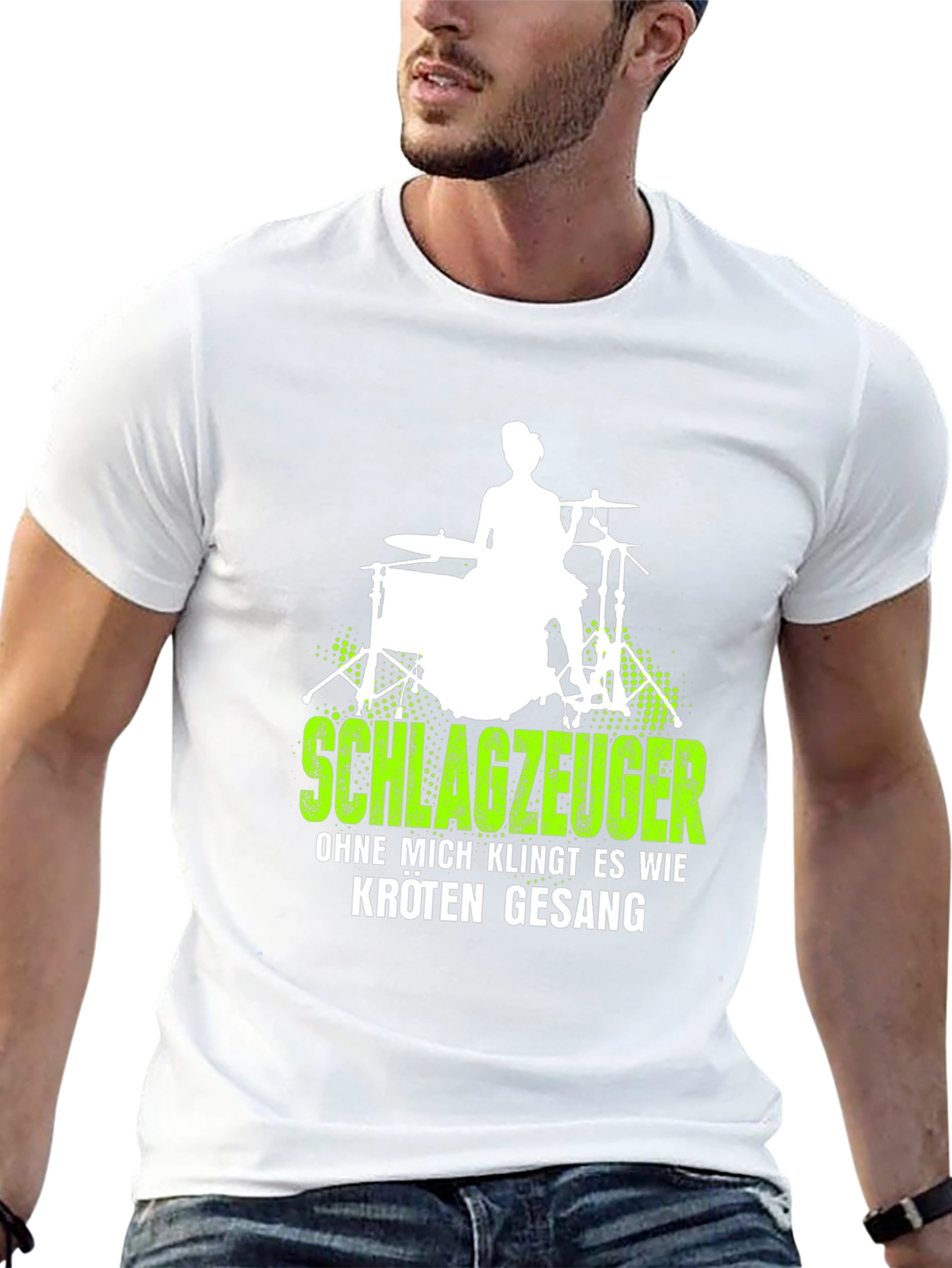 Drummer T-Shirt - Schlagzeuger Rock Tee