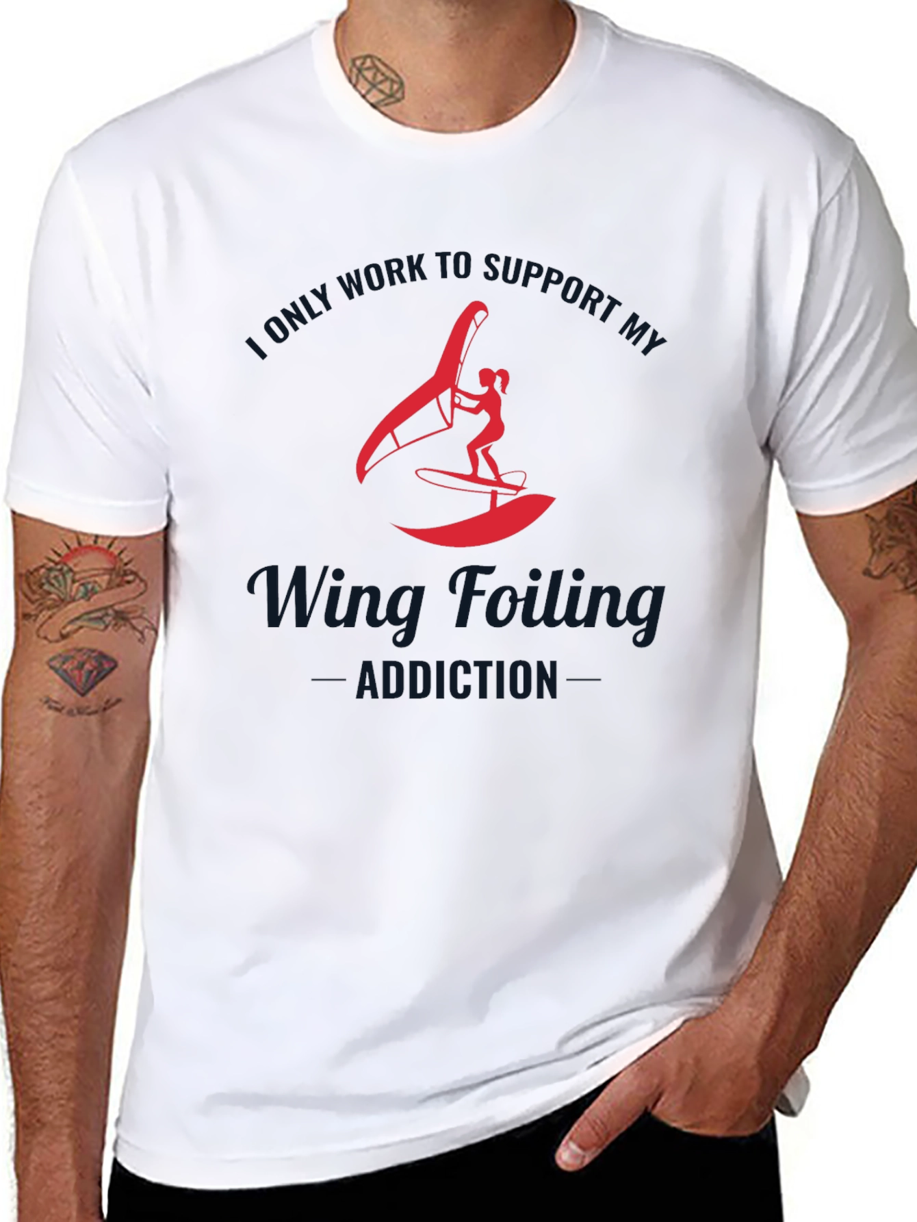 Wing Foiling Addiction T-Shirt