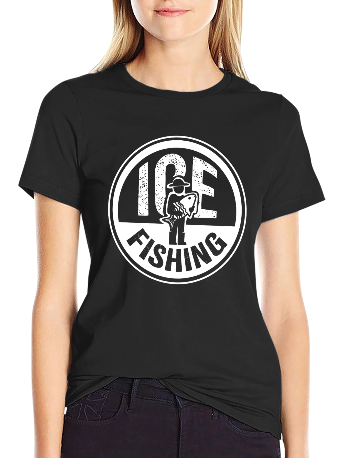 Ice Fishing Graphic Tee