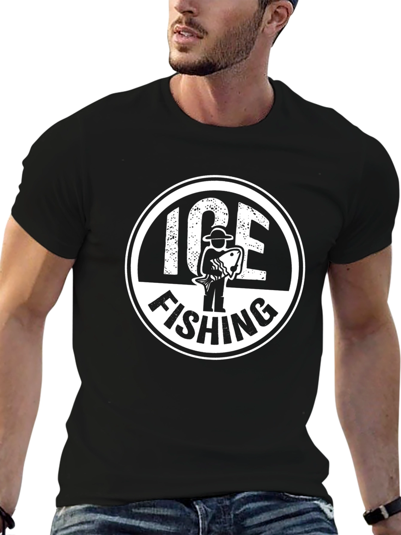 Ice Fishing Graphic Tee