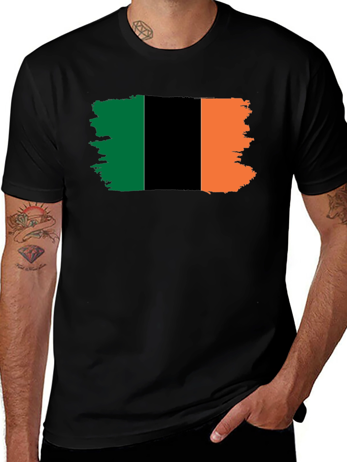 Ireland Flag Grunge T-Shirt - Irish Pride