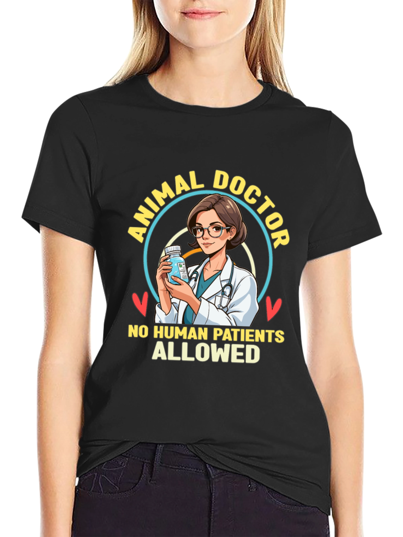 Animal Doctor T-Shirt - No Human Patients