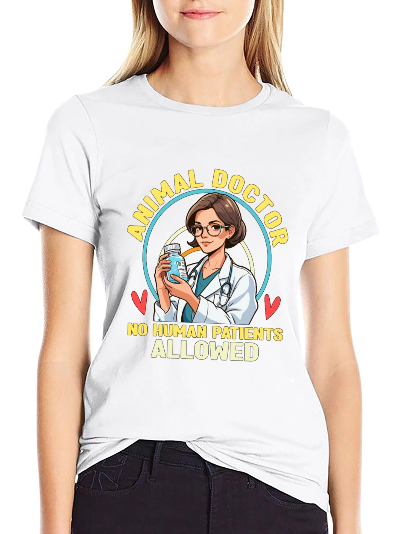 Animal Doctor T-Shirt - No Human Patients