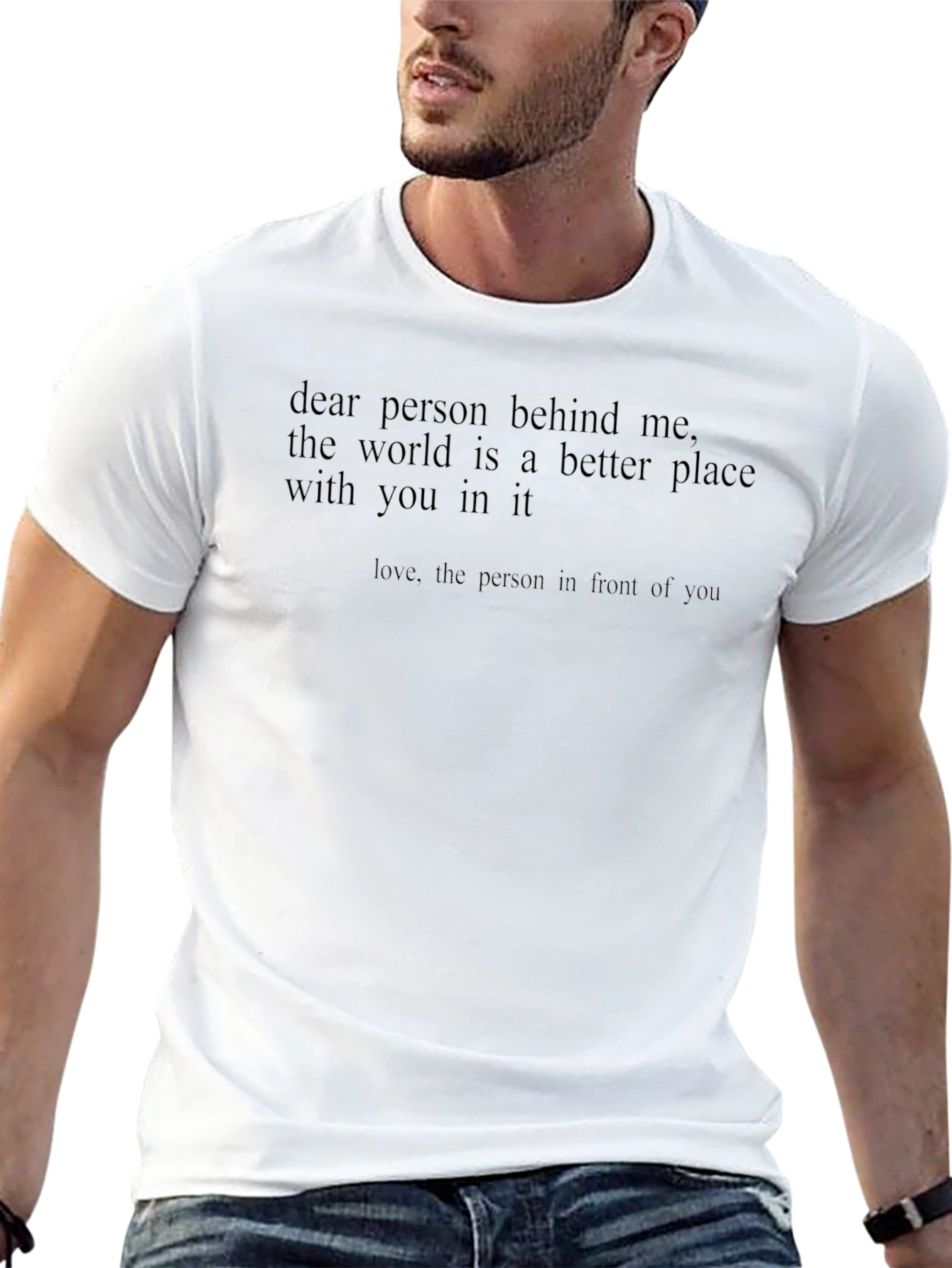Inspirational Message T-Shirt - Spread Positivity