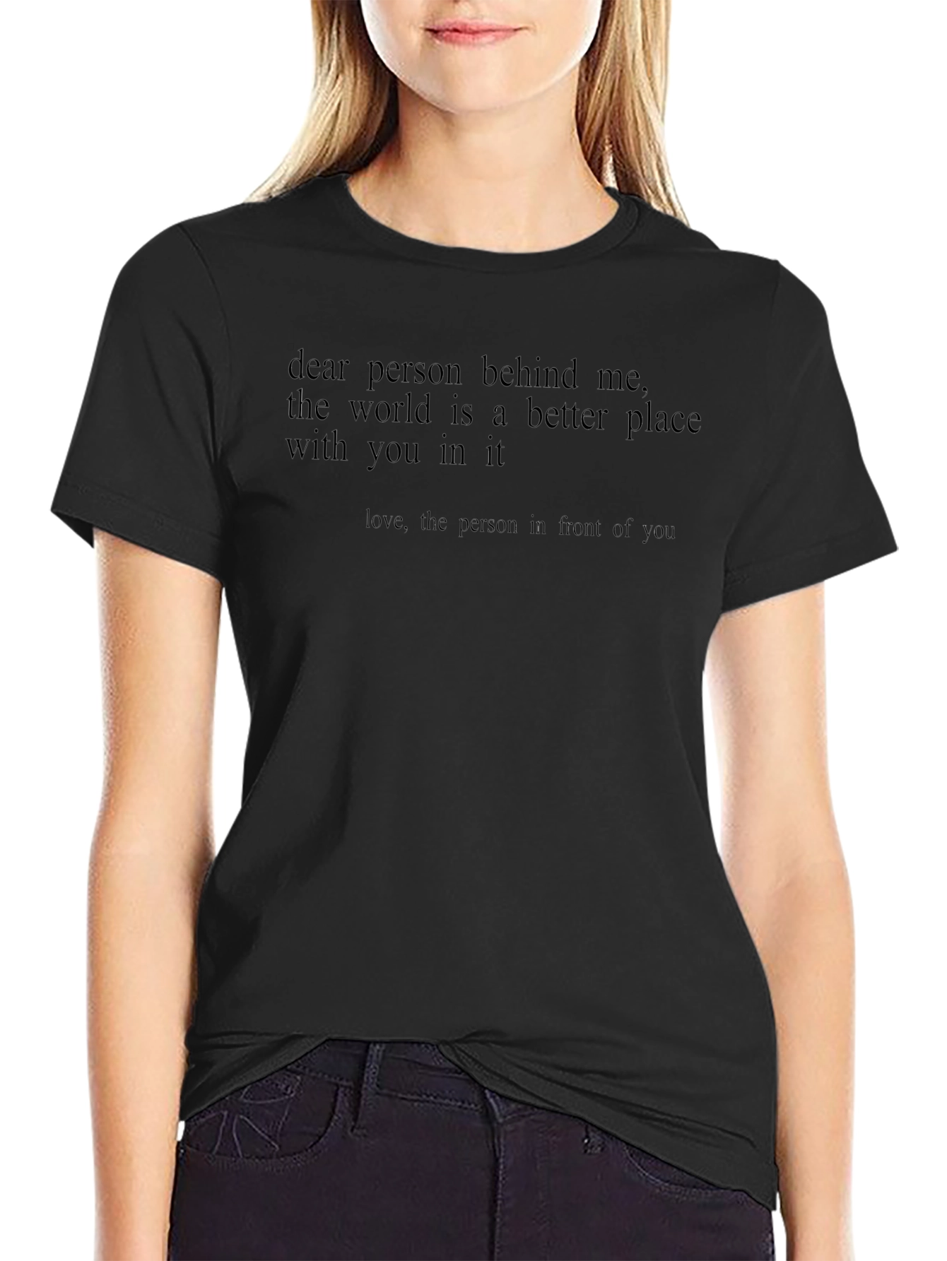 Inspirational Message T-Shirt - Spread Positivity