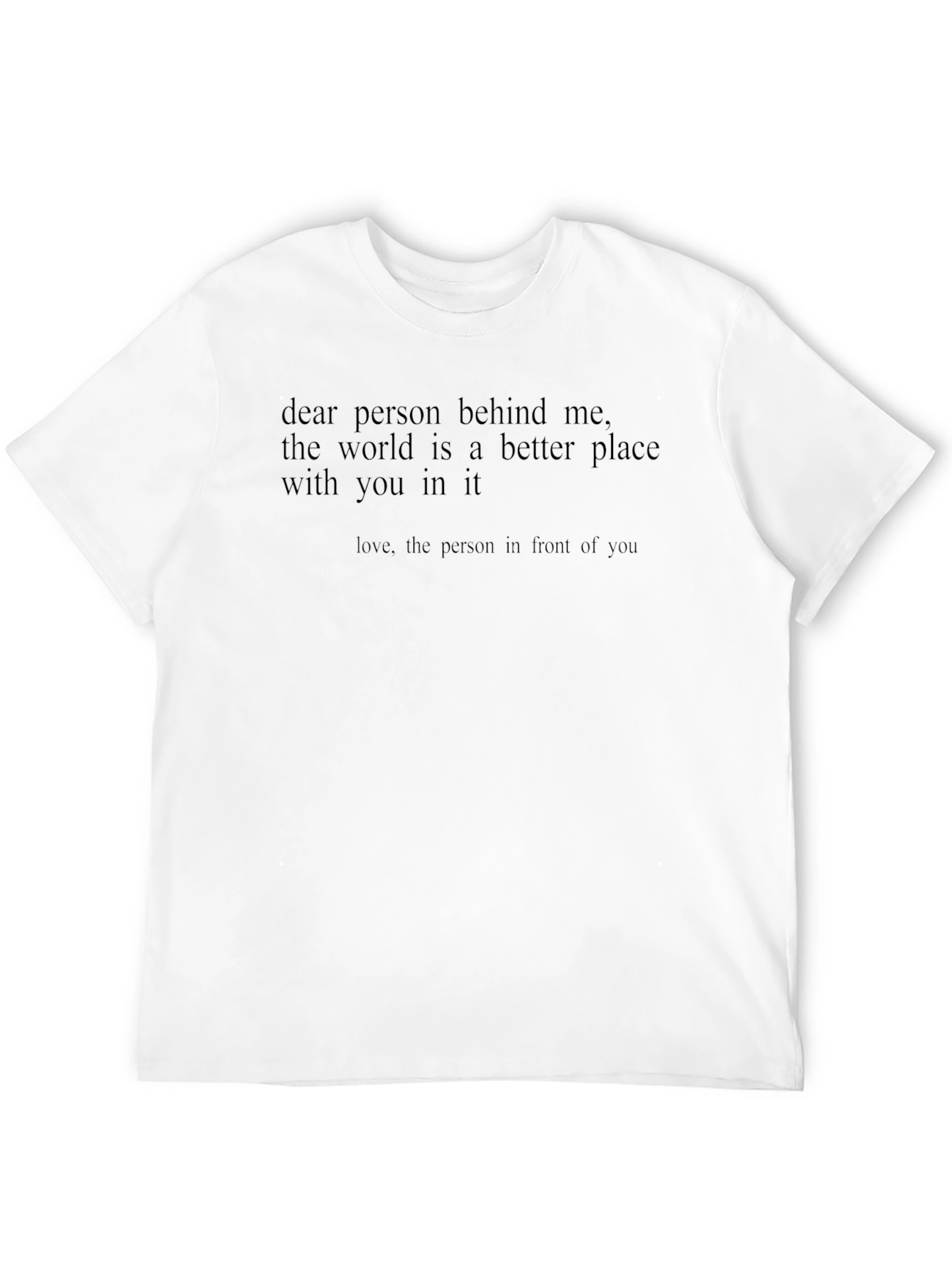 Inspirational Message T-Shirt - Spread Positivity