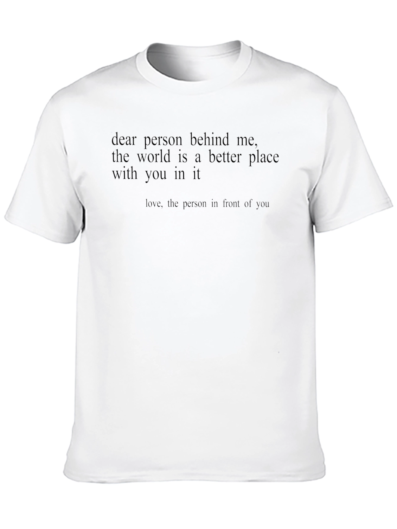 Inspirational Message T-Shirt - Spread Positivity